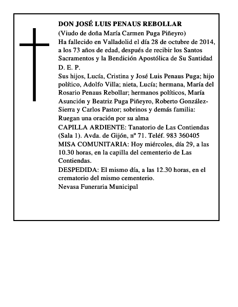 Don José Luis Penaus Rebollar