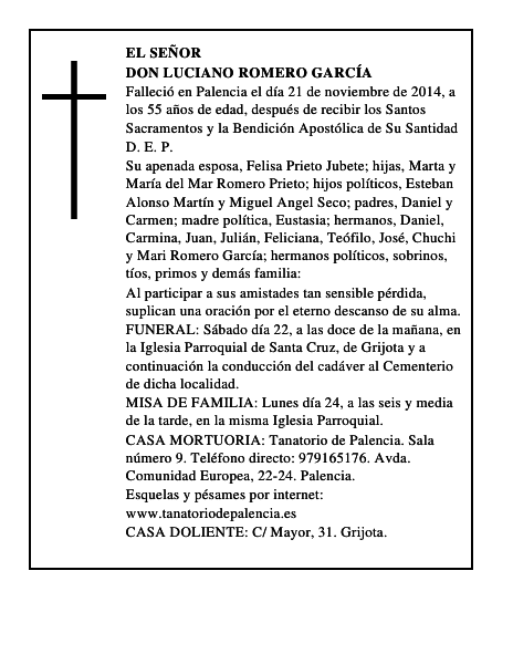 Don Luciano Romero García