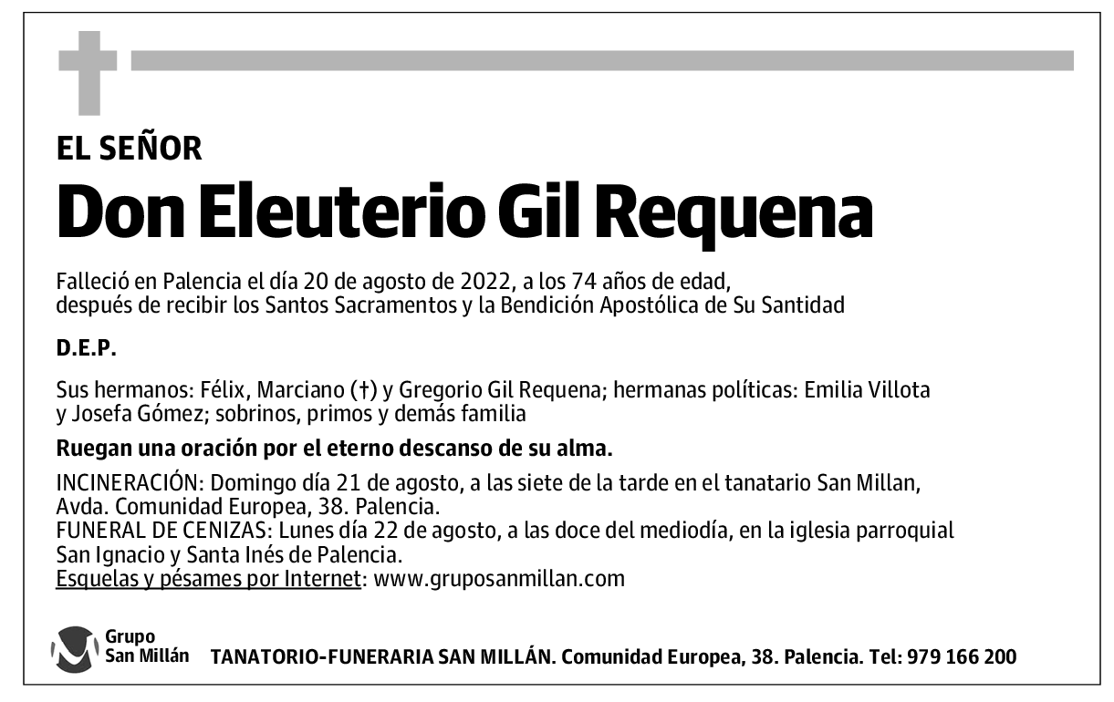 Don Eleuterio Gil Requena