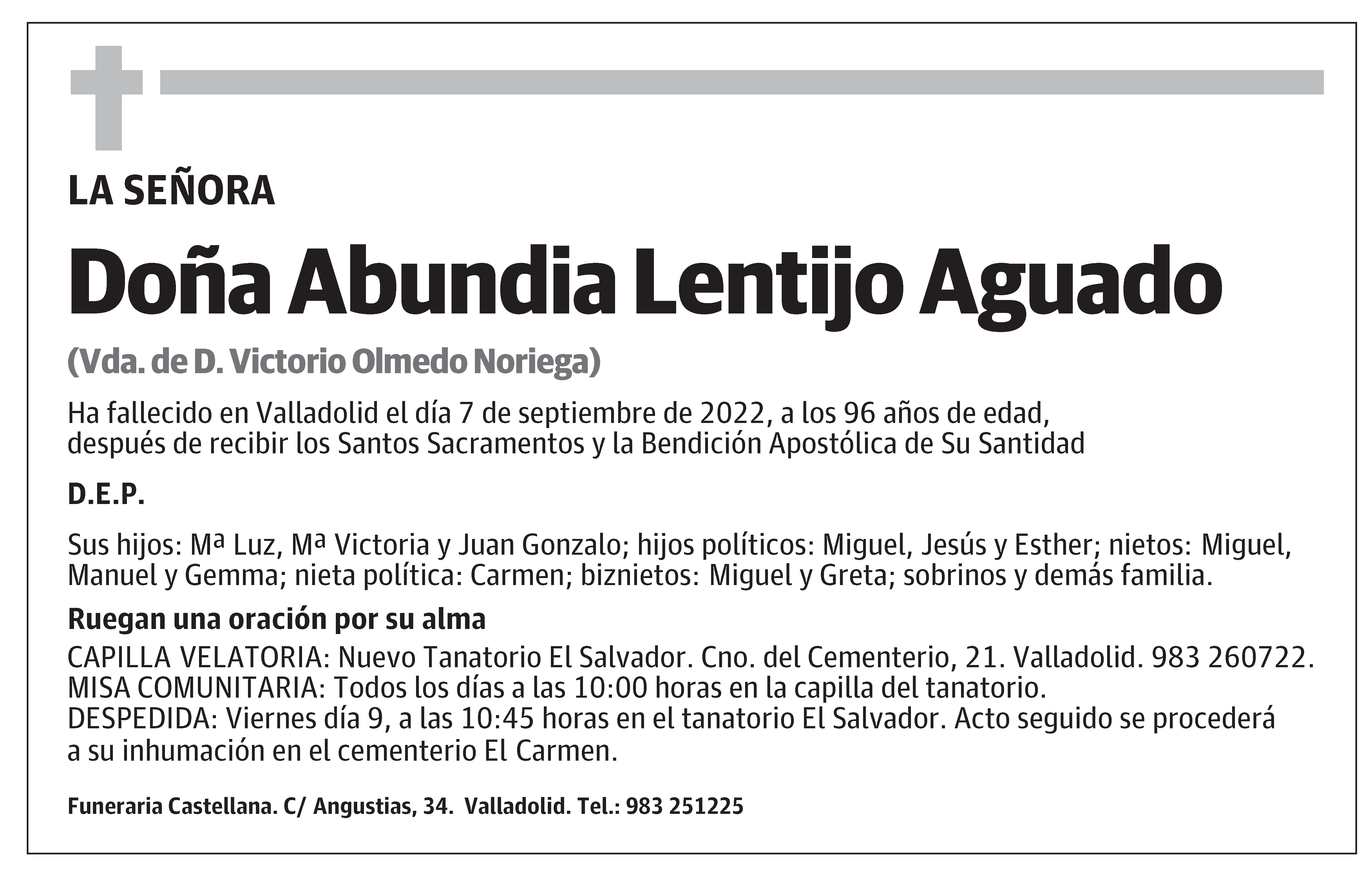 Abundia Lentijo Aguado