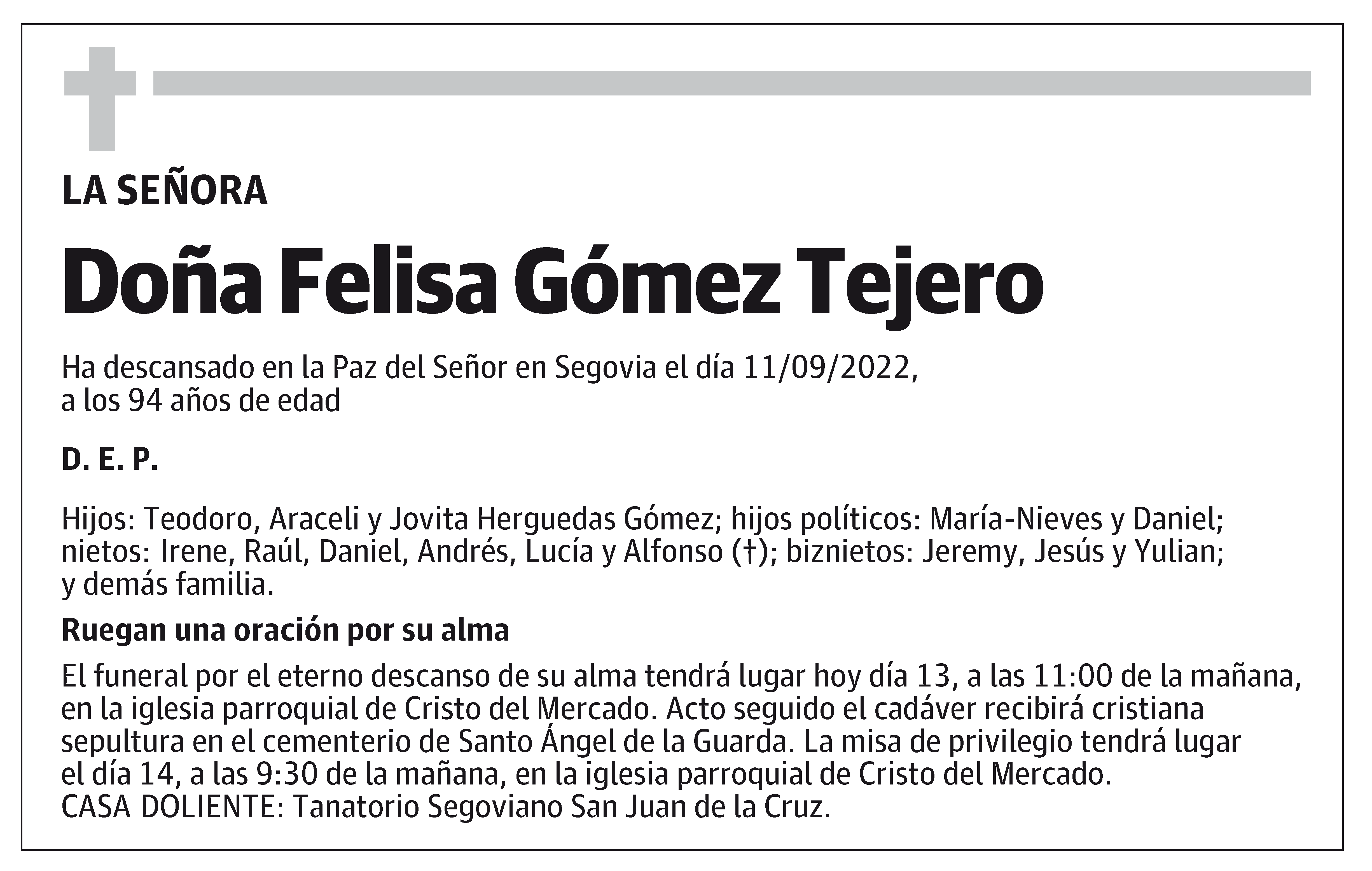 Felisa Gómez Tejero