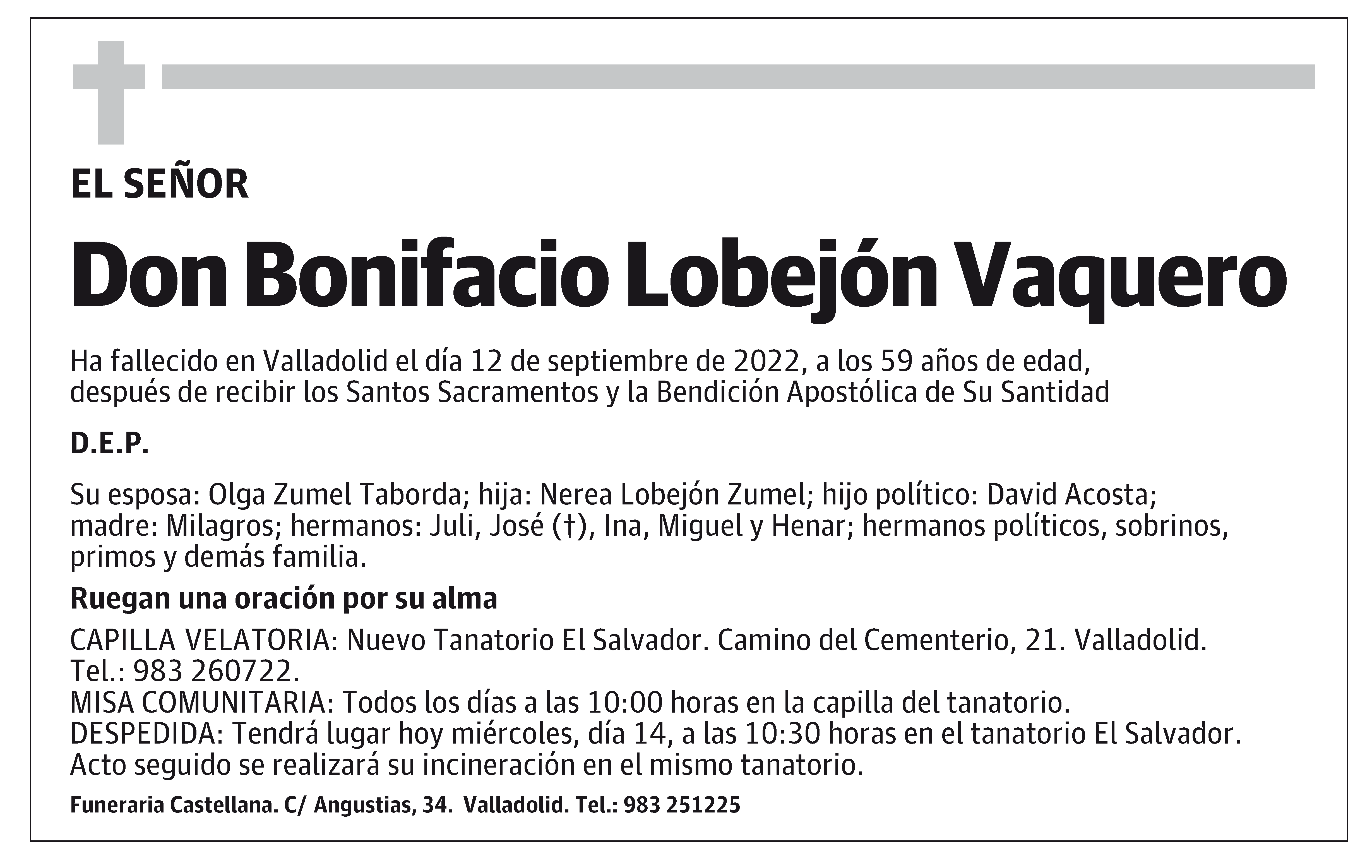 Bonifacio Lobejón Vaquero