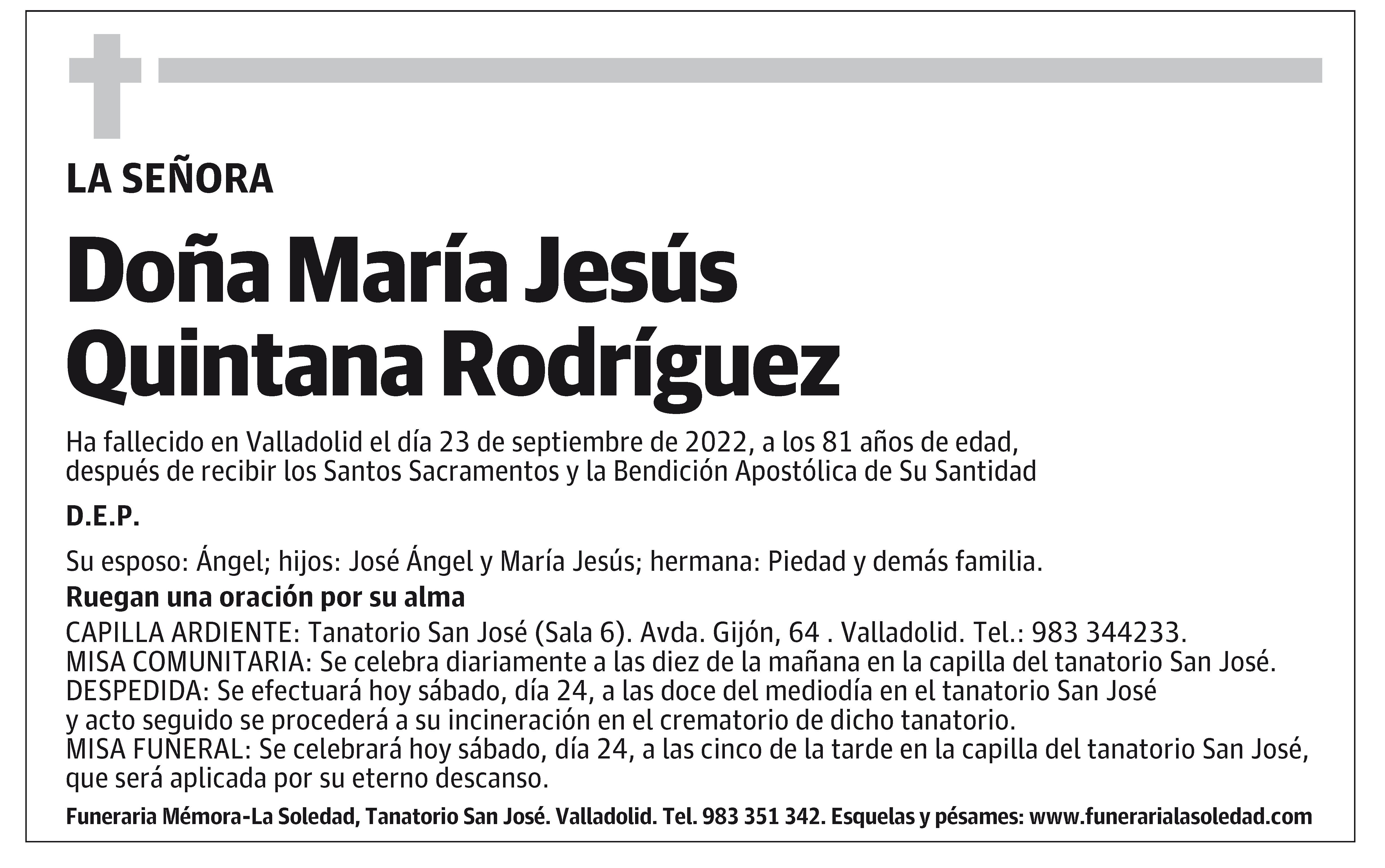 María Jesús Quintana Rodríguez