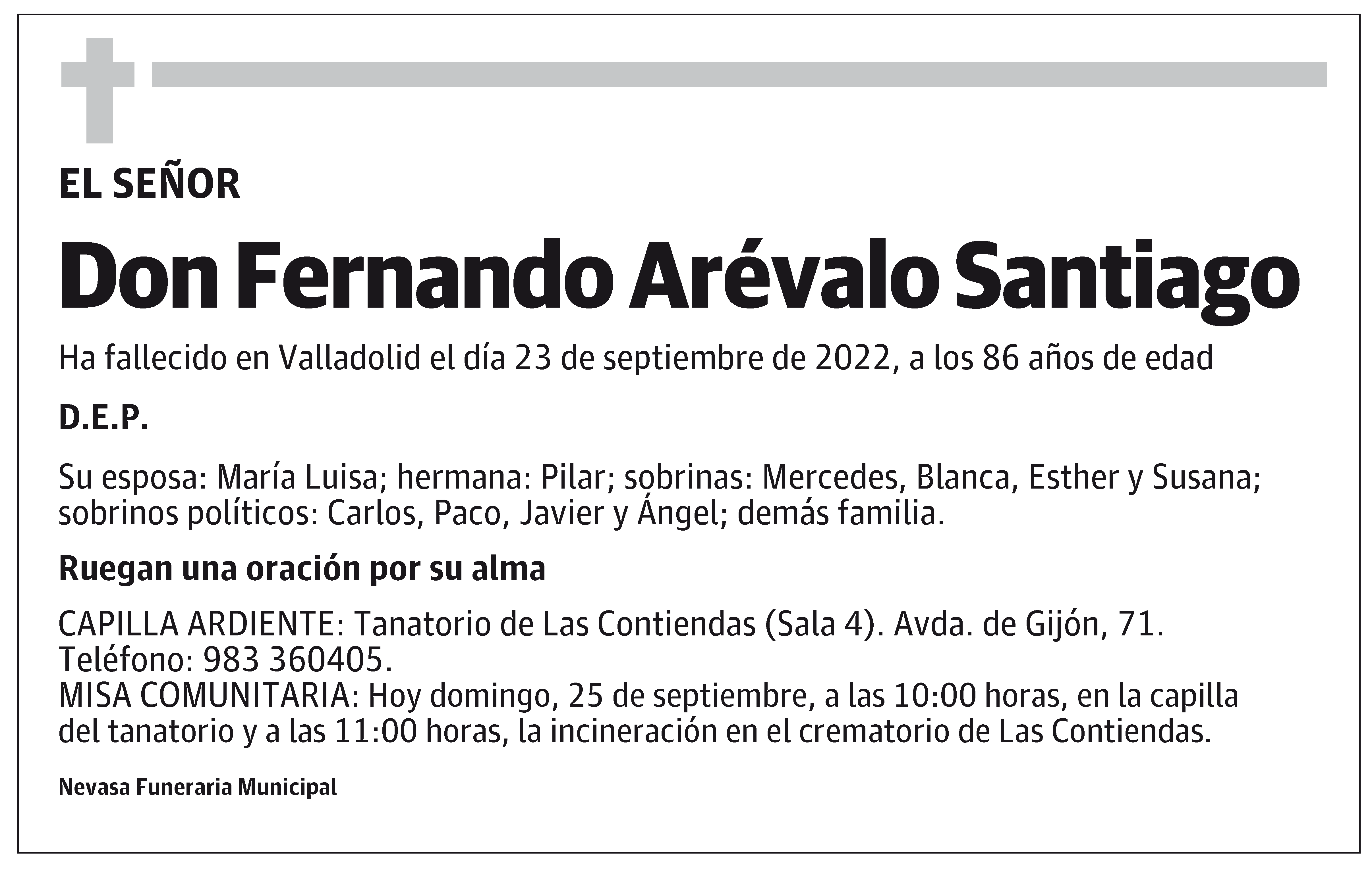 Fernando Arévalo Santiago