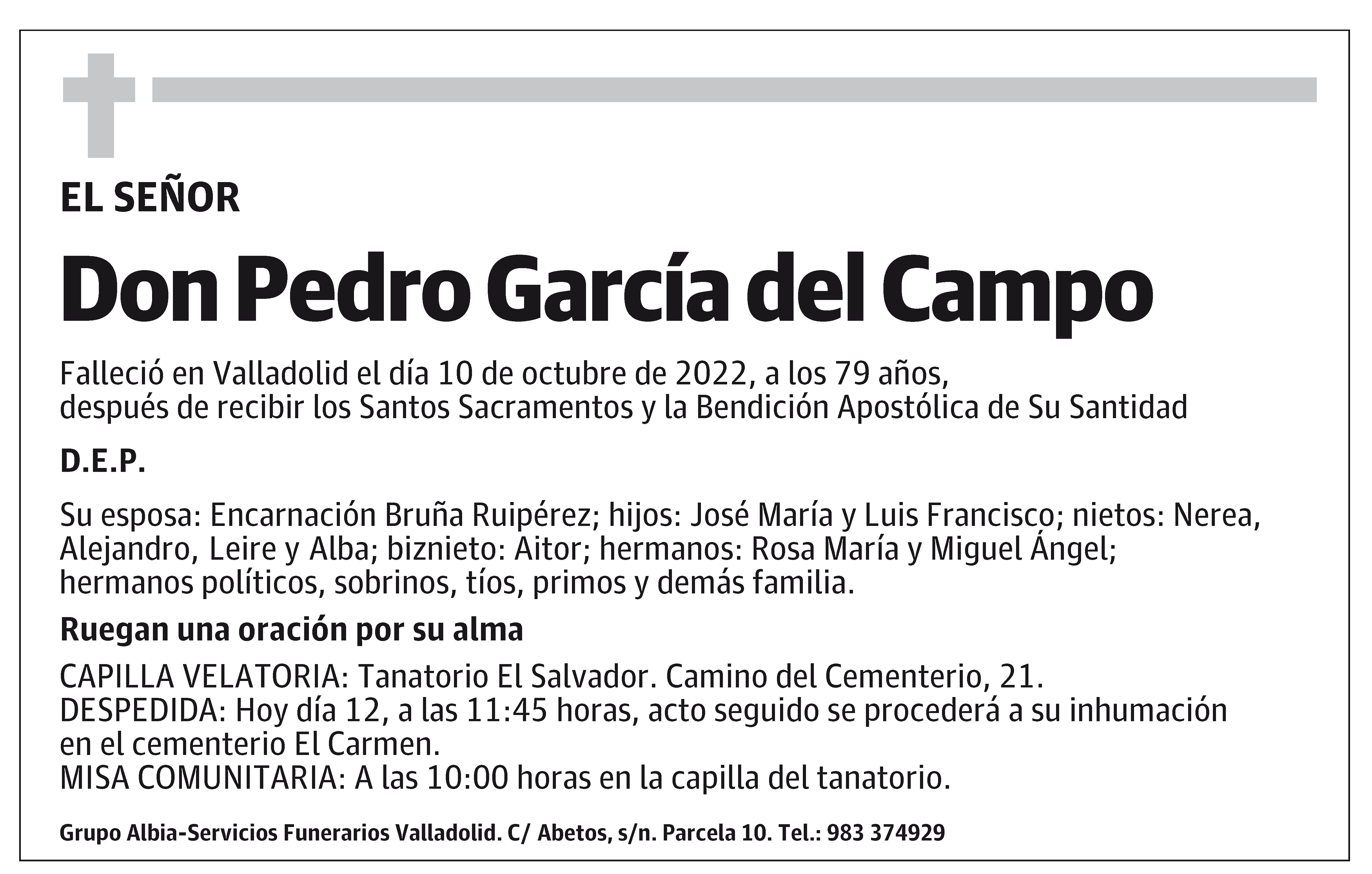 Pedro García del Campo