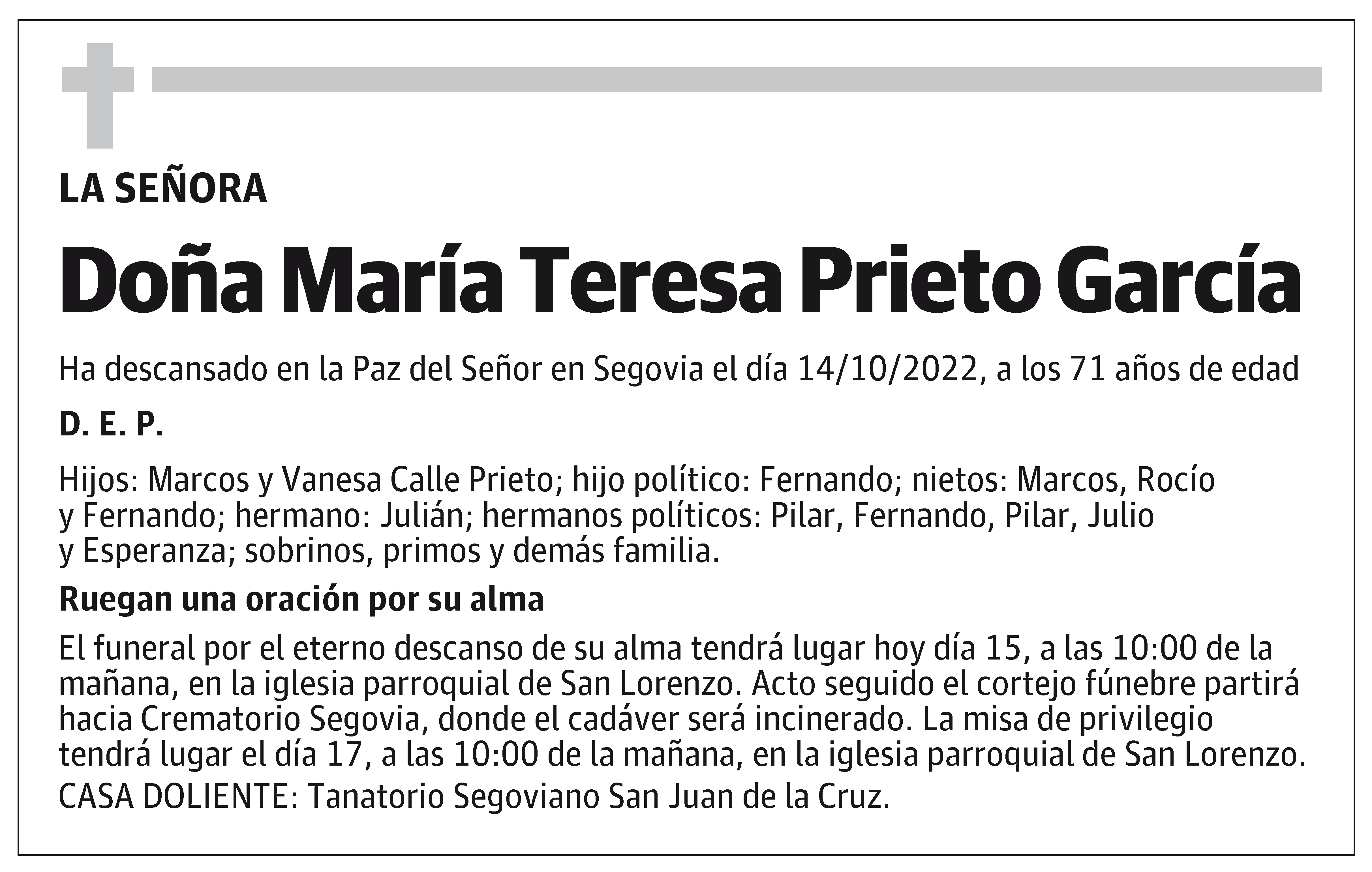 María Teresa Prieto García