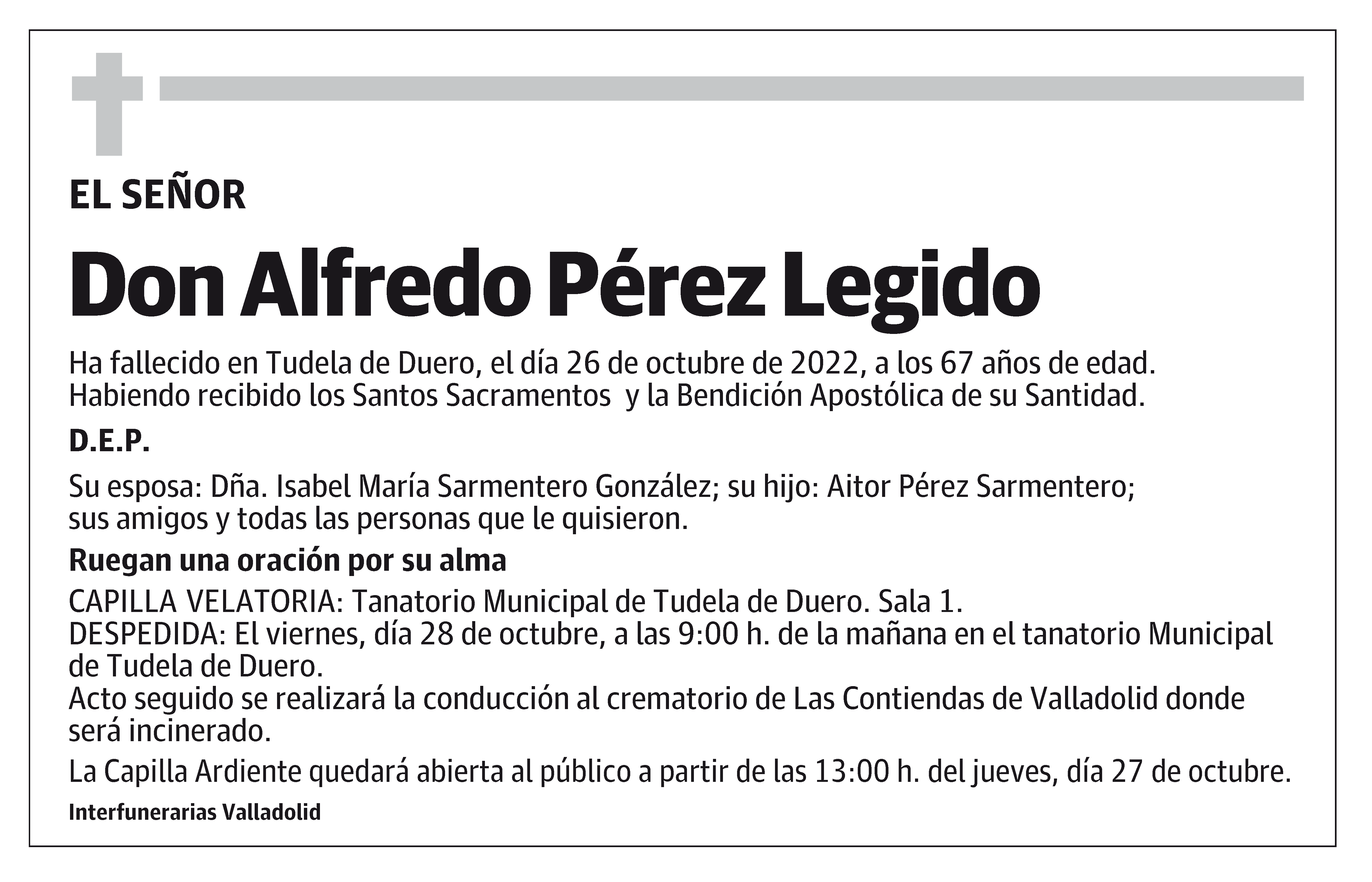 Alfredo Pérez Legido