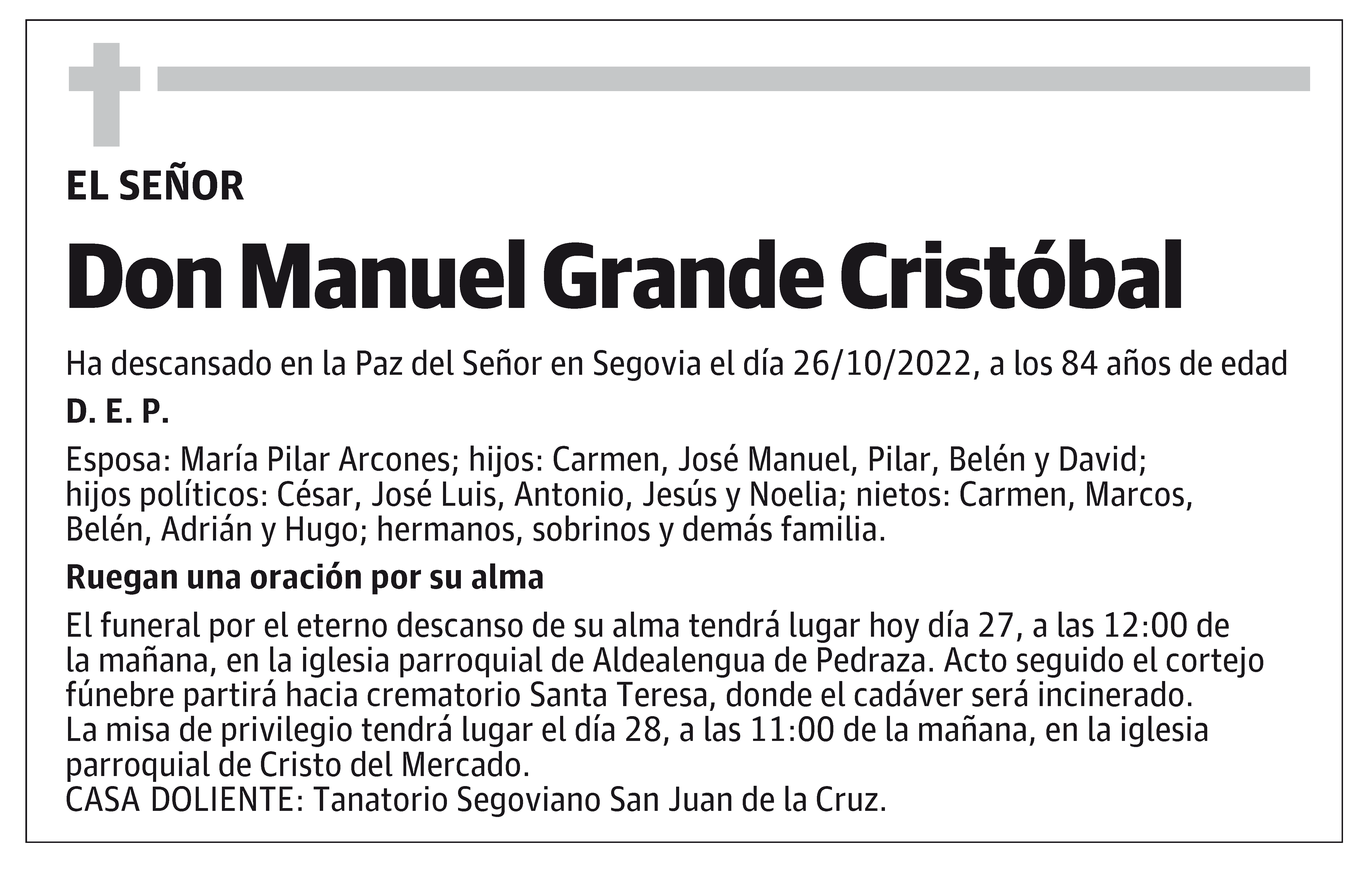 Manuel Grande Cristóbal