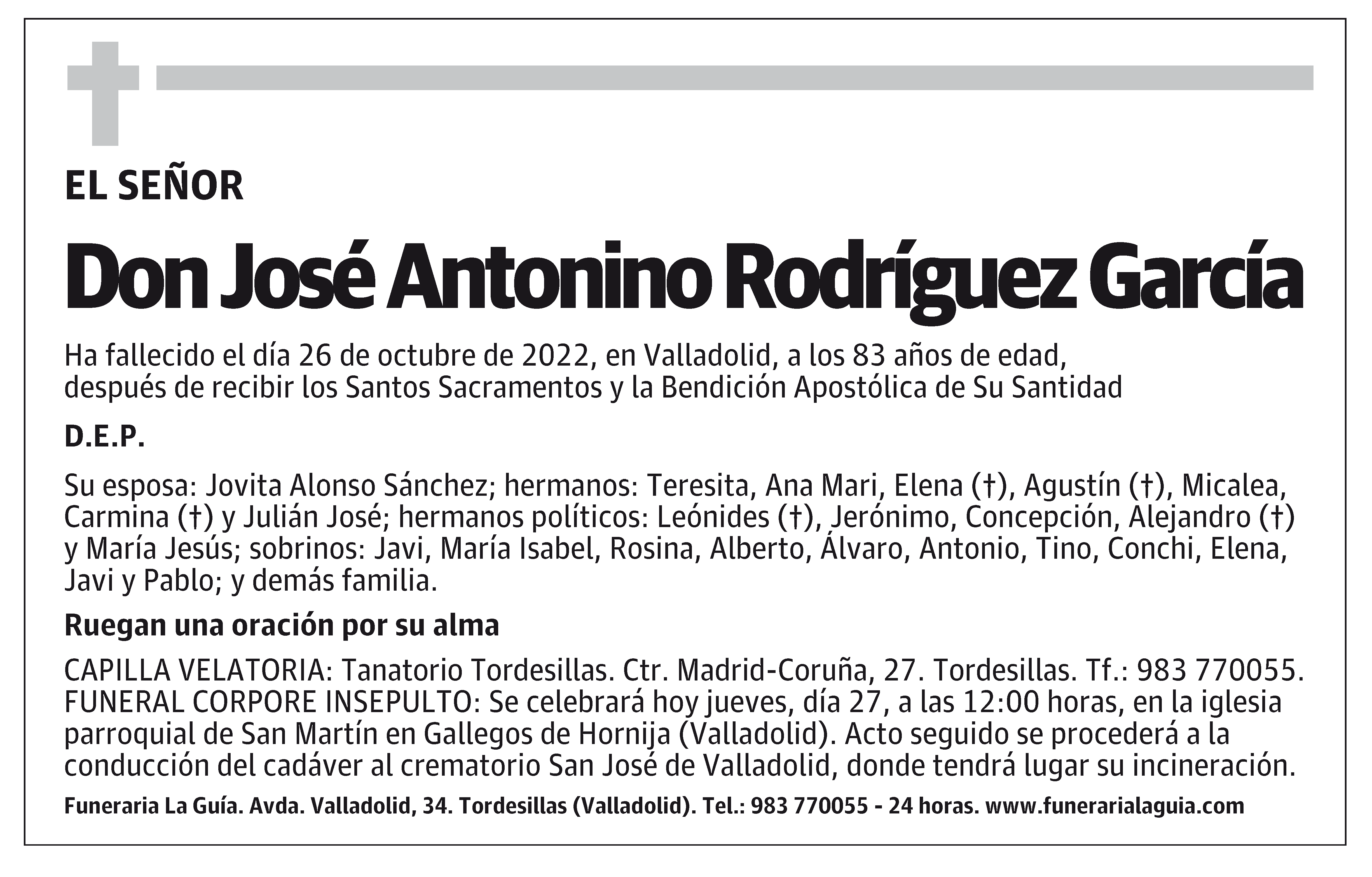 José Antonino Rodríguez García
