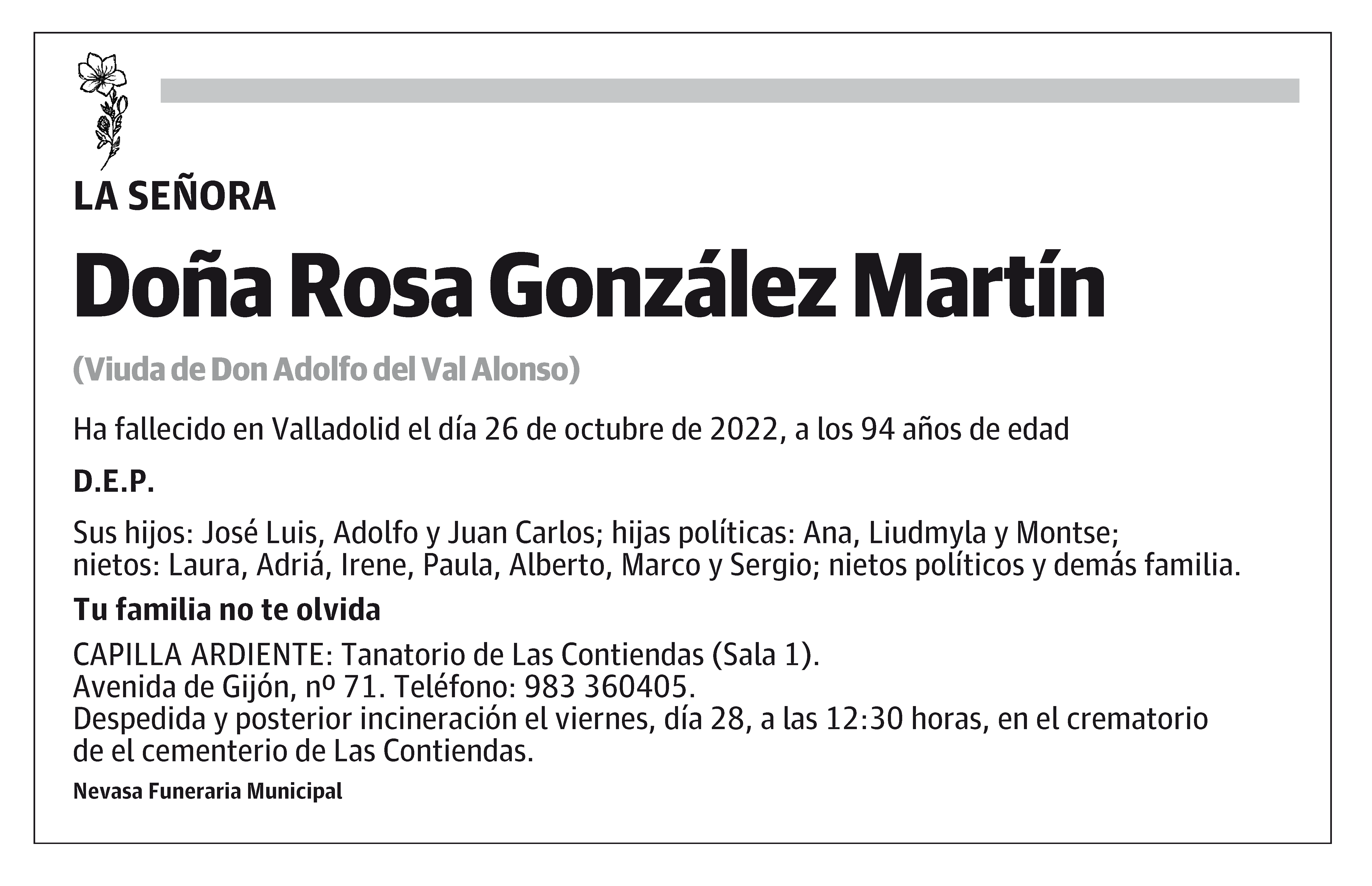 Rosa González Martín