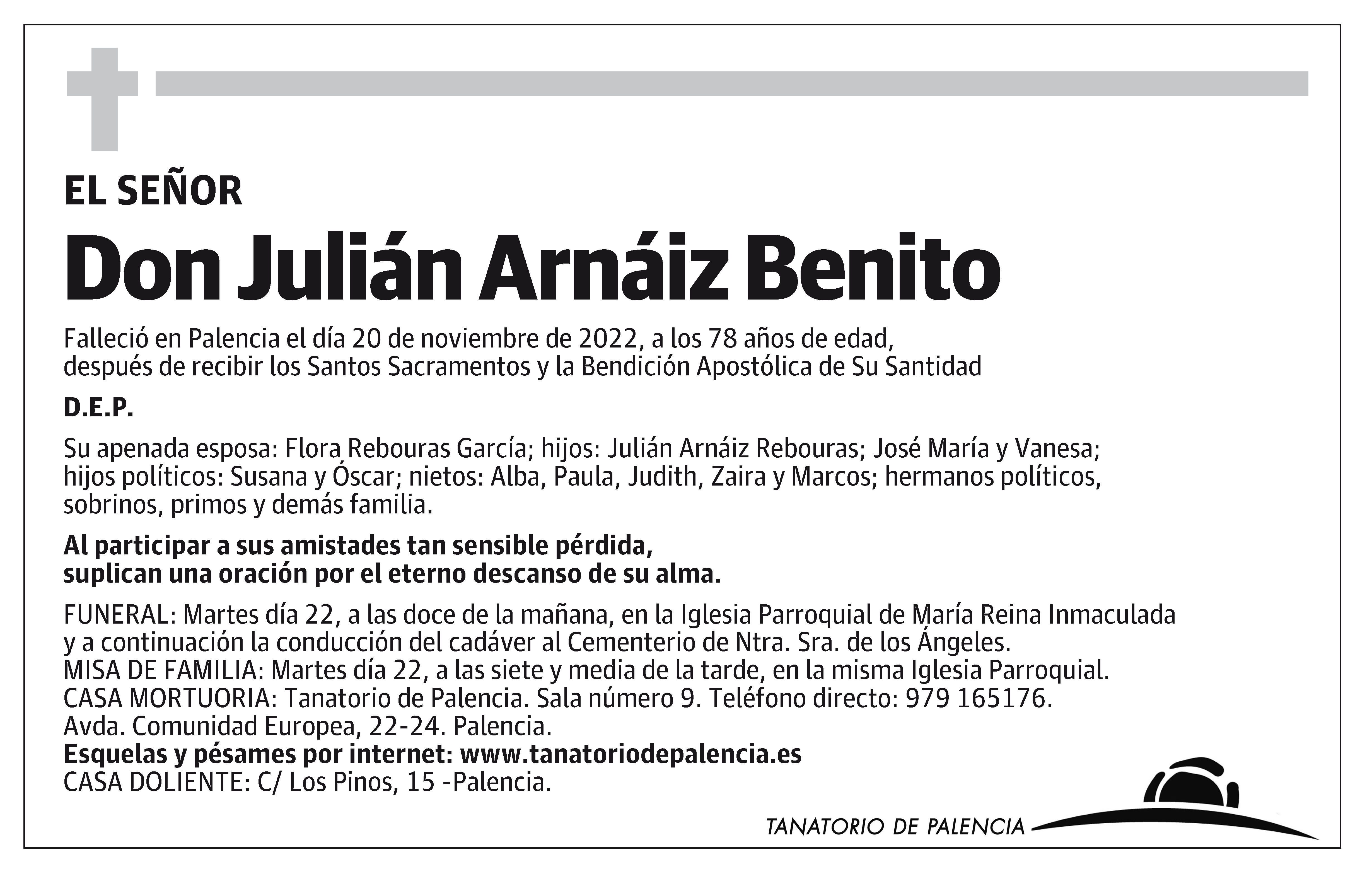 Don Julián Arnáiz Benito