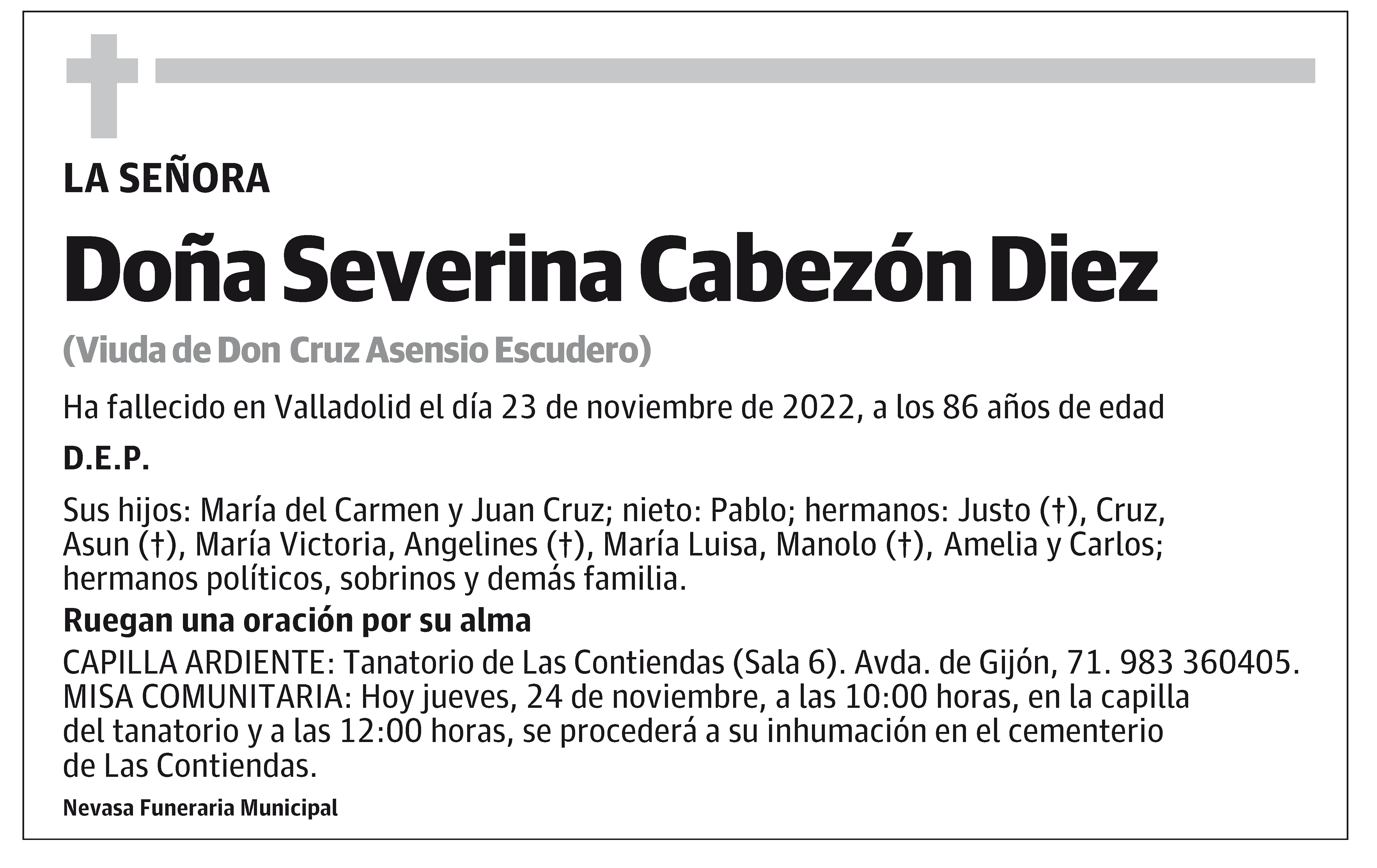 Severina Cabezón Diez