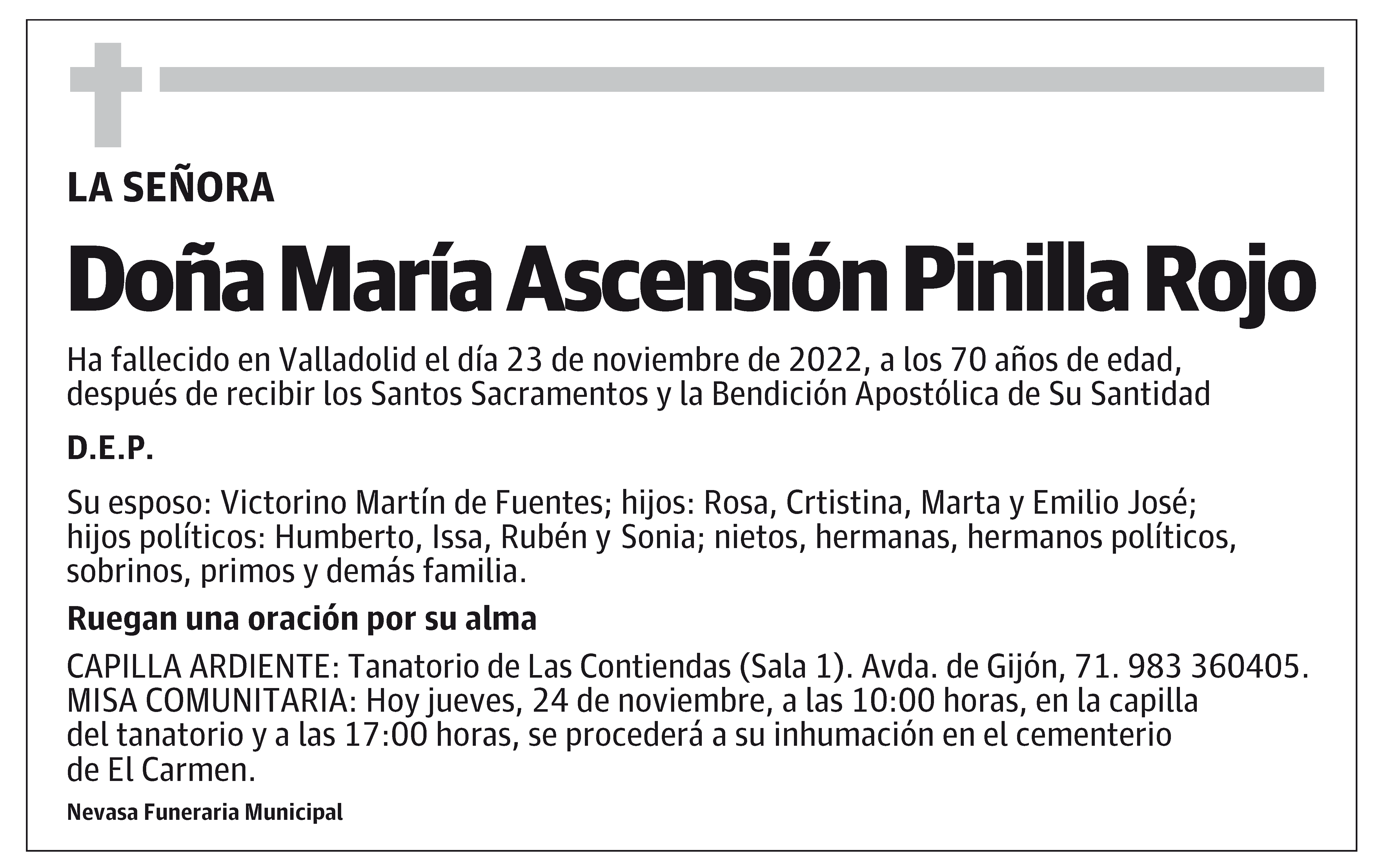 María Ascensión Pinilla Rojo