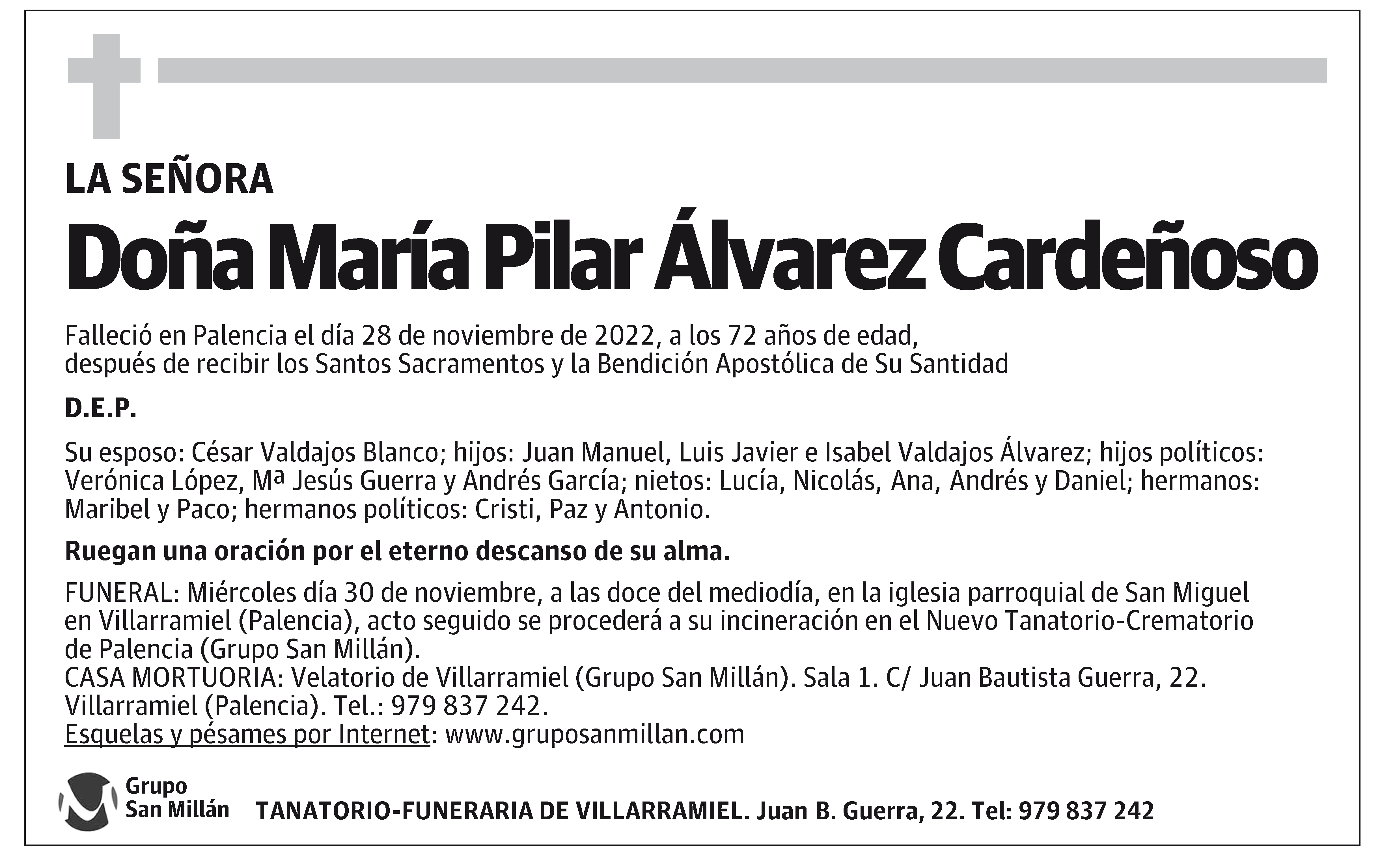 María Pilar Álvarez Cardeñoso