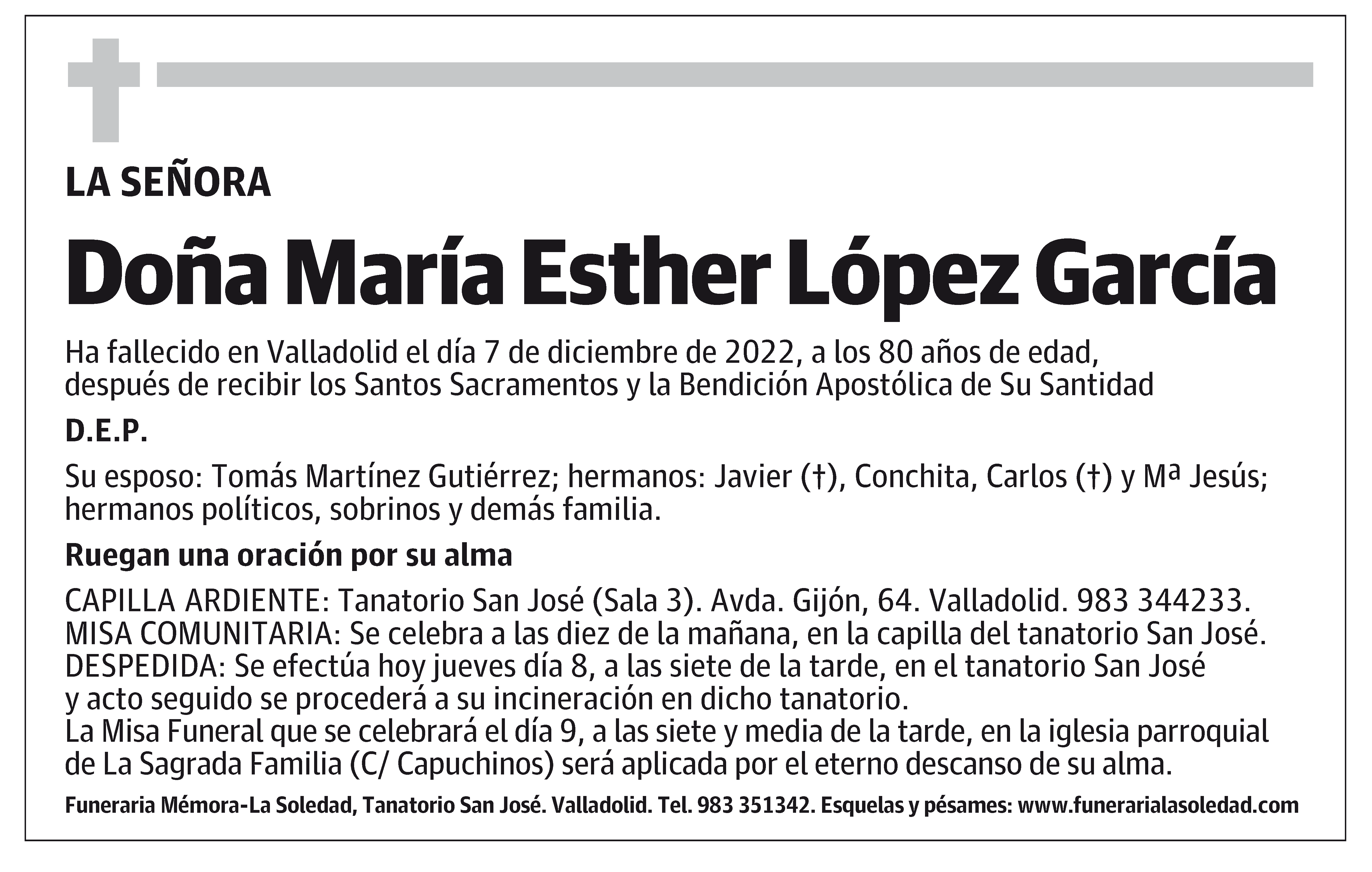 María Esther López García