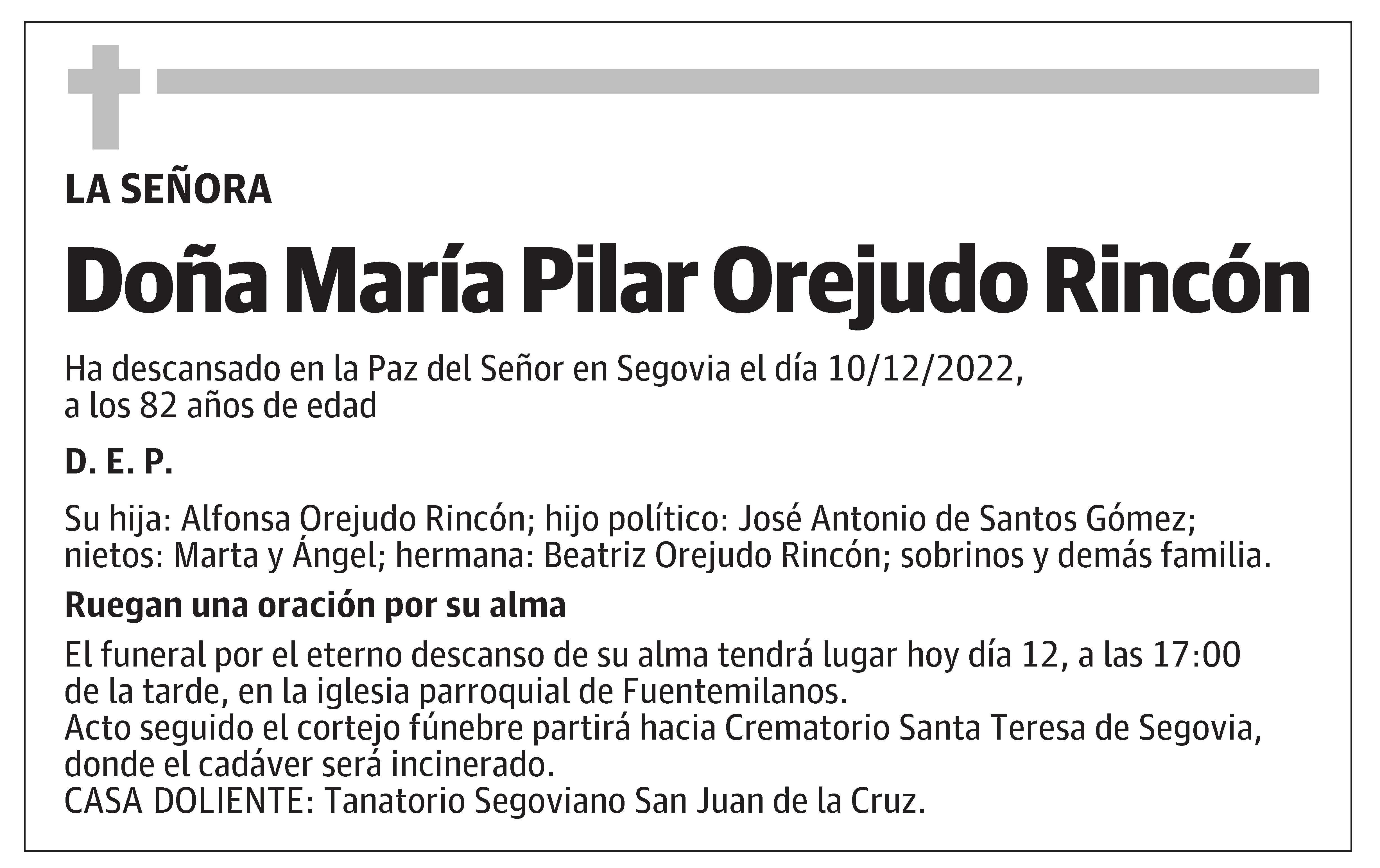 María Pilar Orejudo Rincón