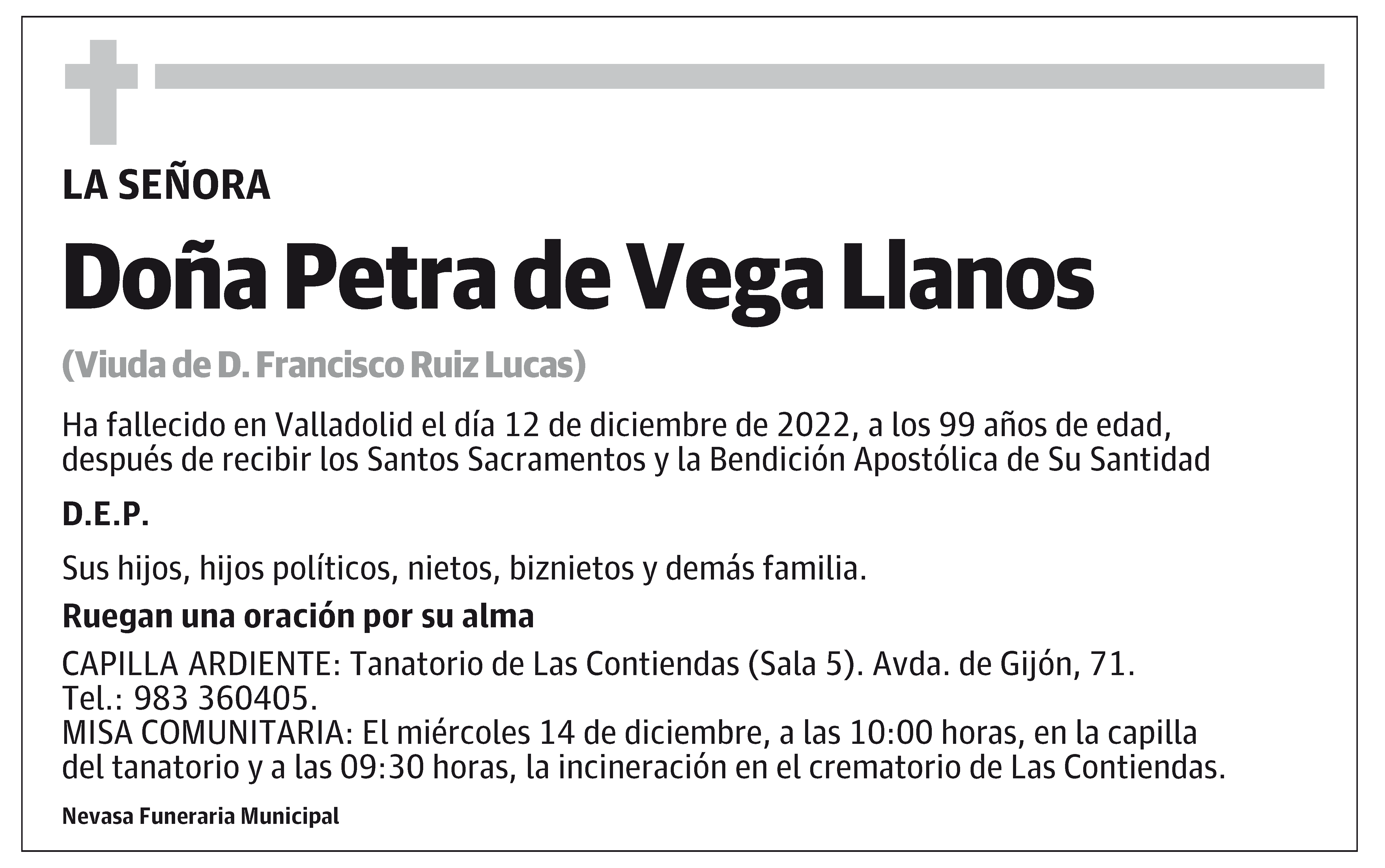 Petra de Vega Llanos