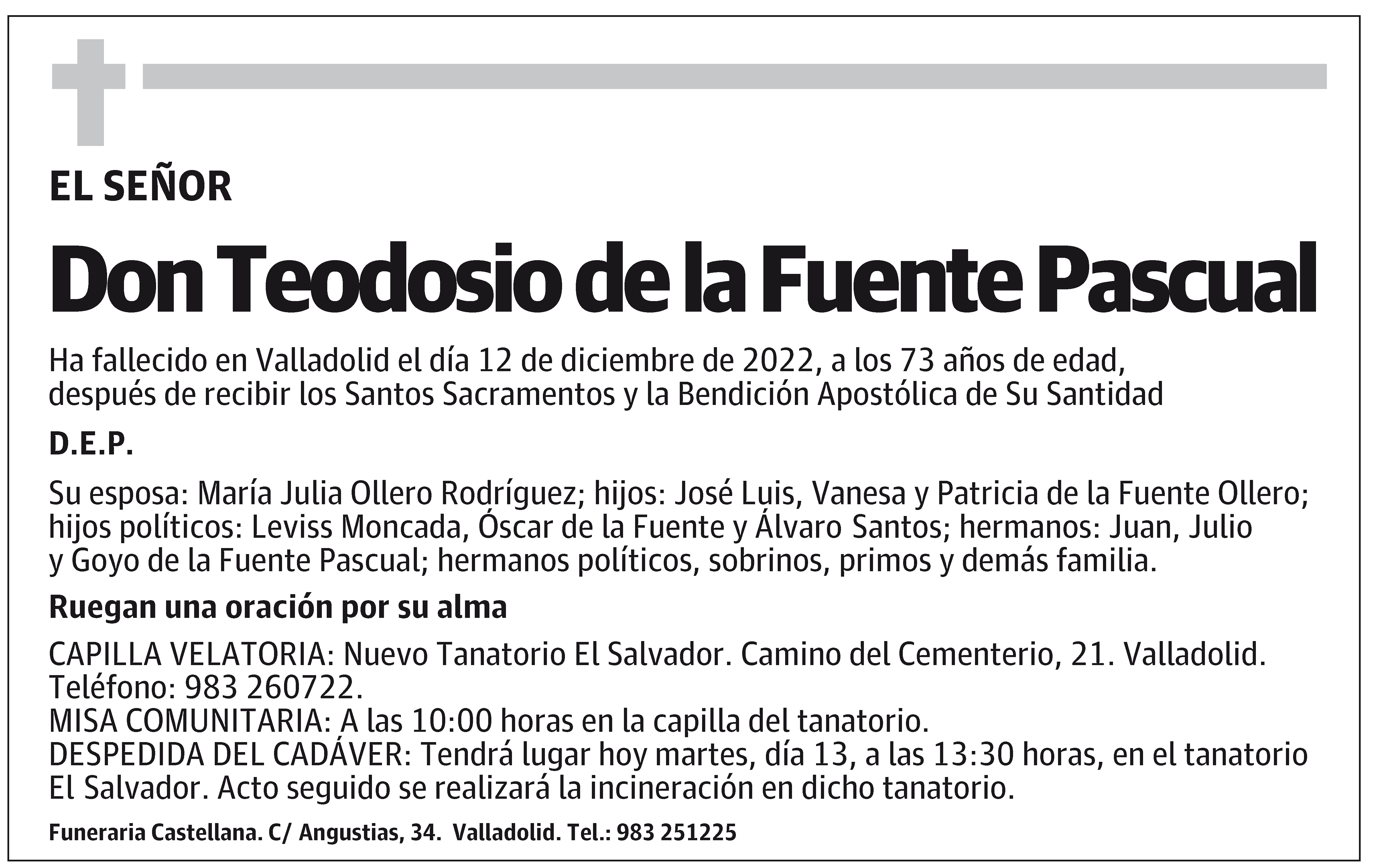 Teodosio de la Fuente Pascual