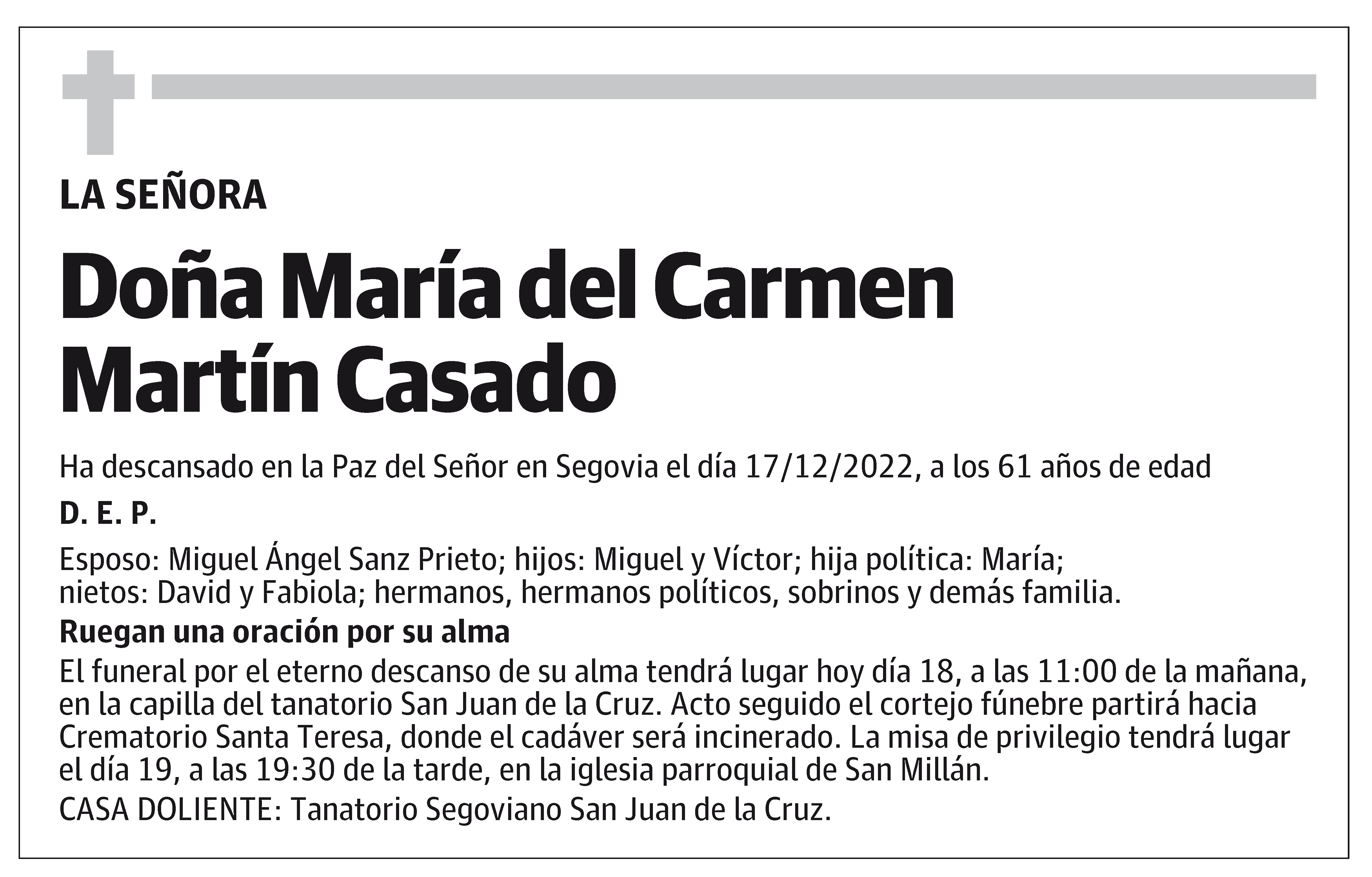María del Carmen Martín Casado