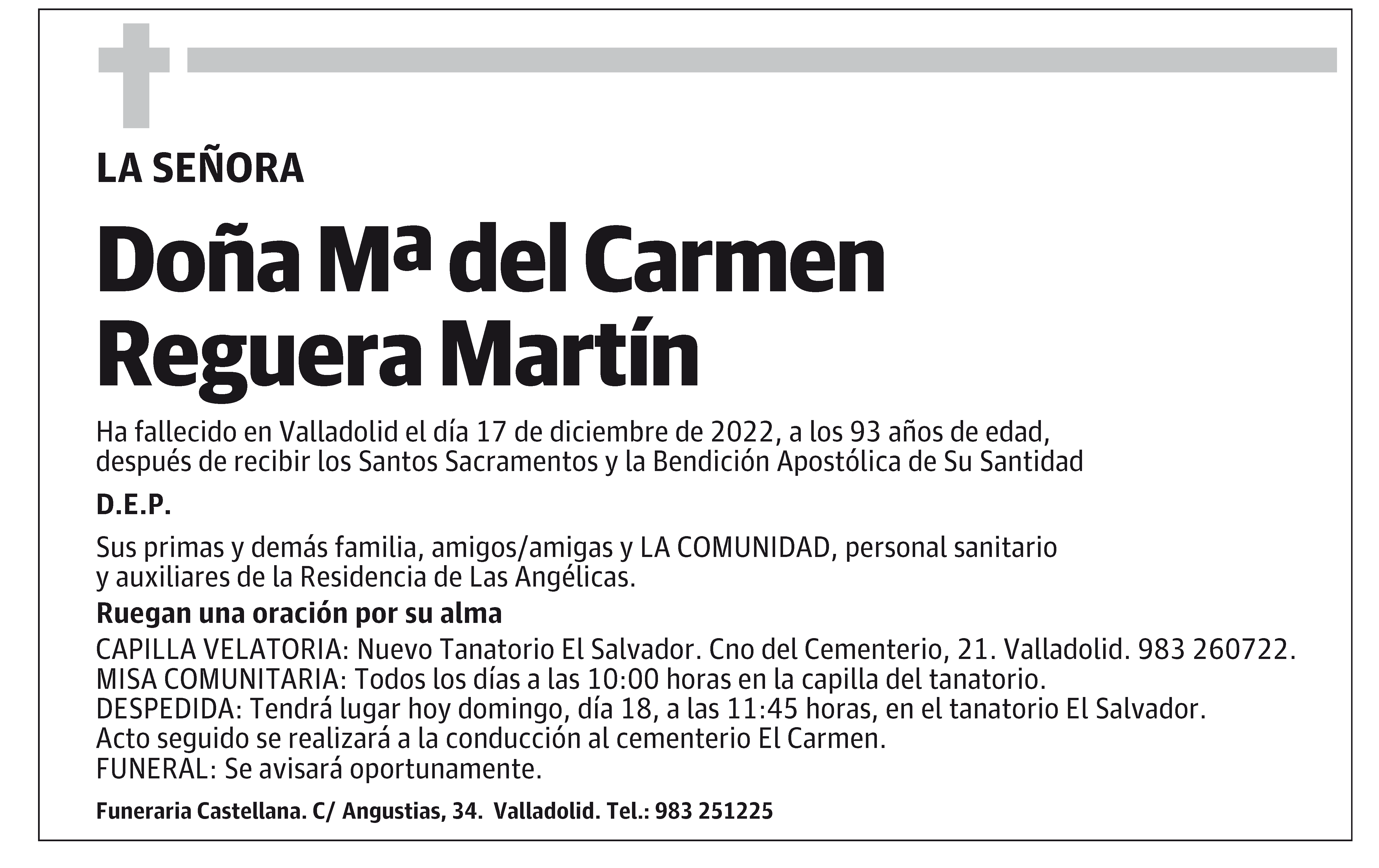 Mª del Carmen Reguera Martín