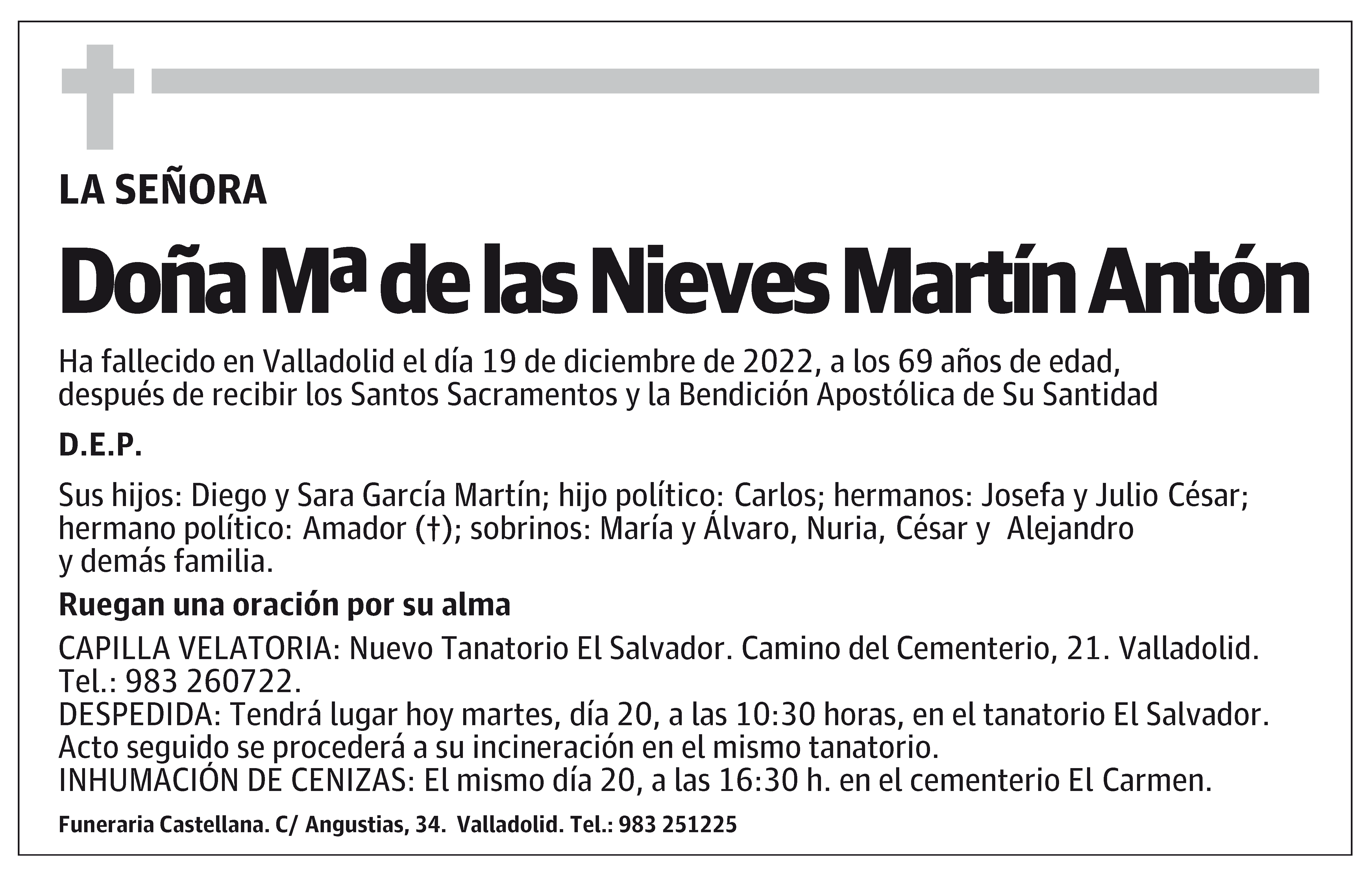 Mª de las Nieves Martín Antón