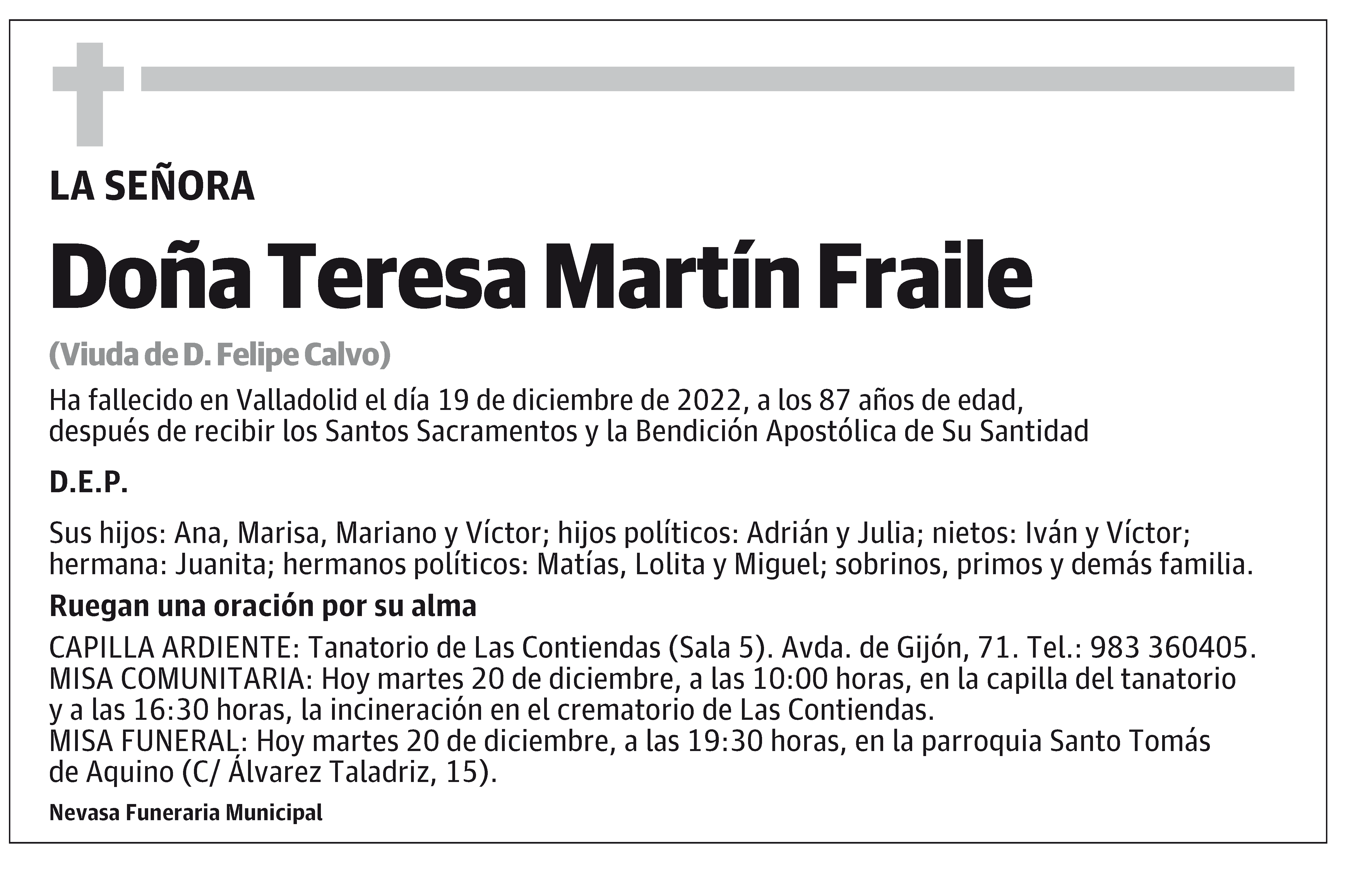 Teresa Martín Fraile