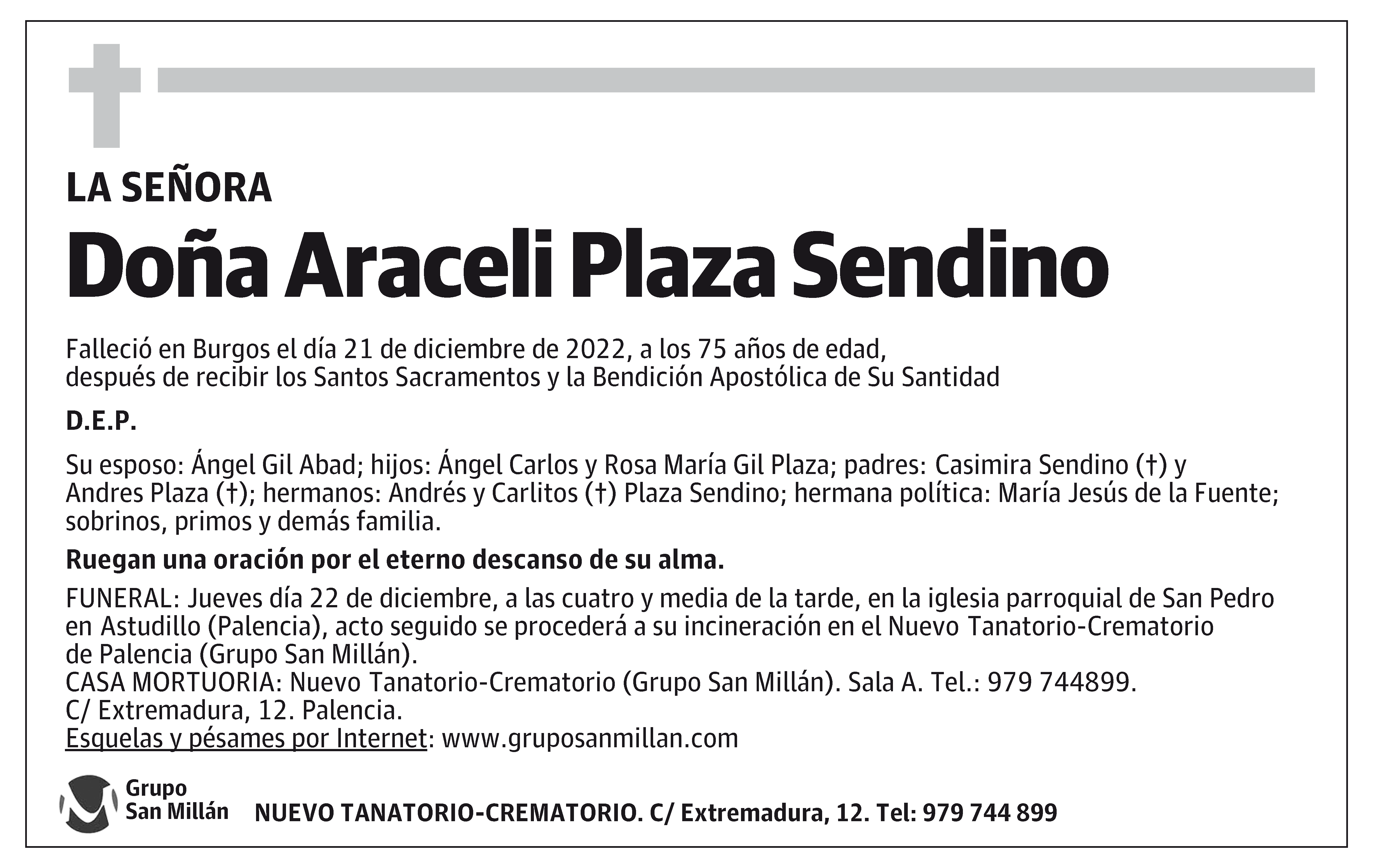 Araceli Plaza Sendino