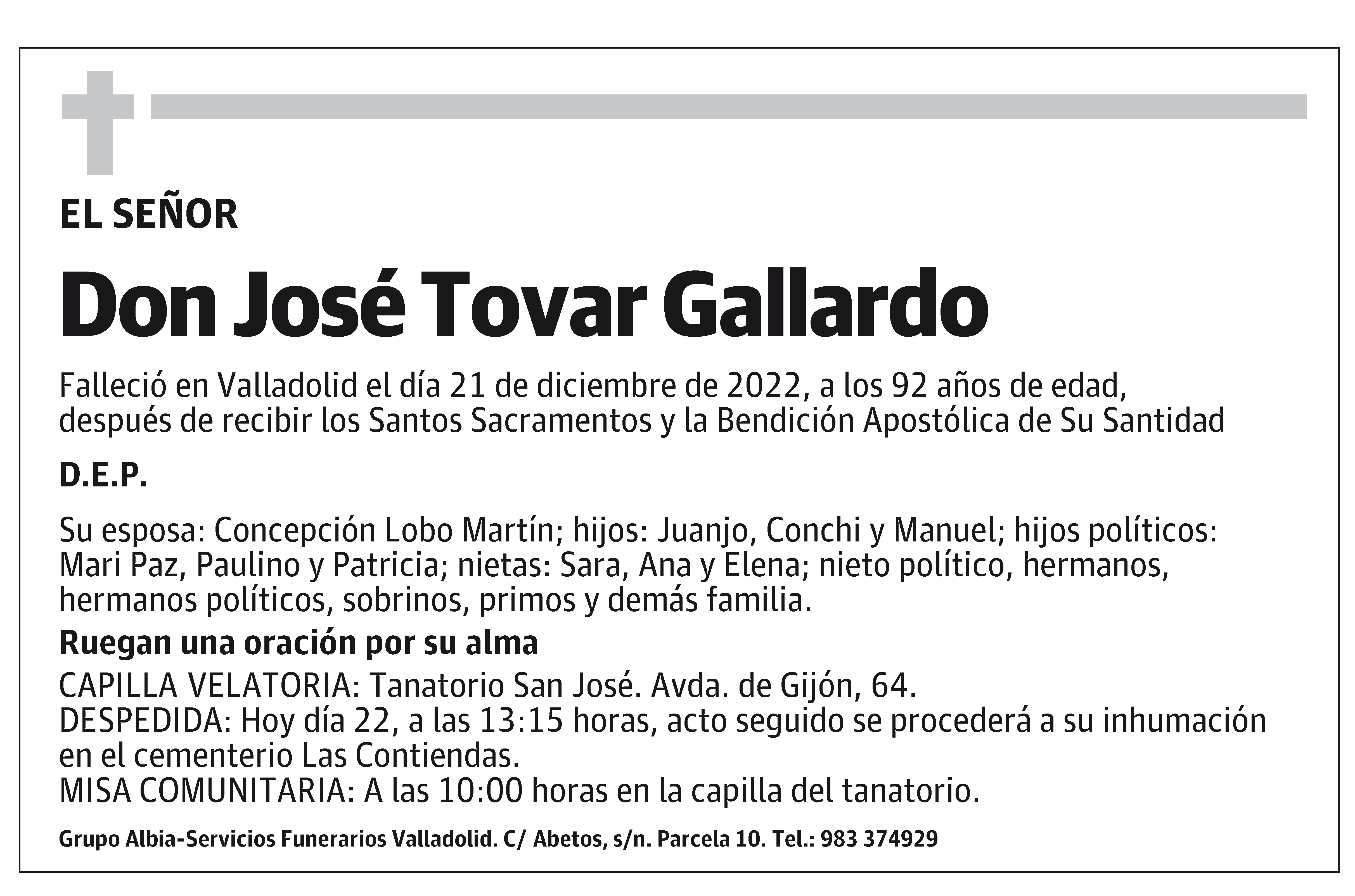 José Tovar Gallardo