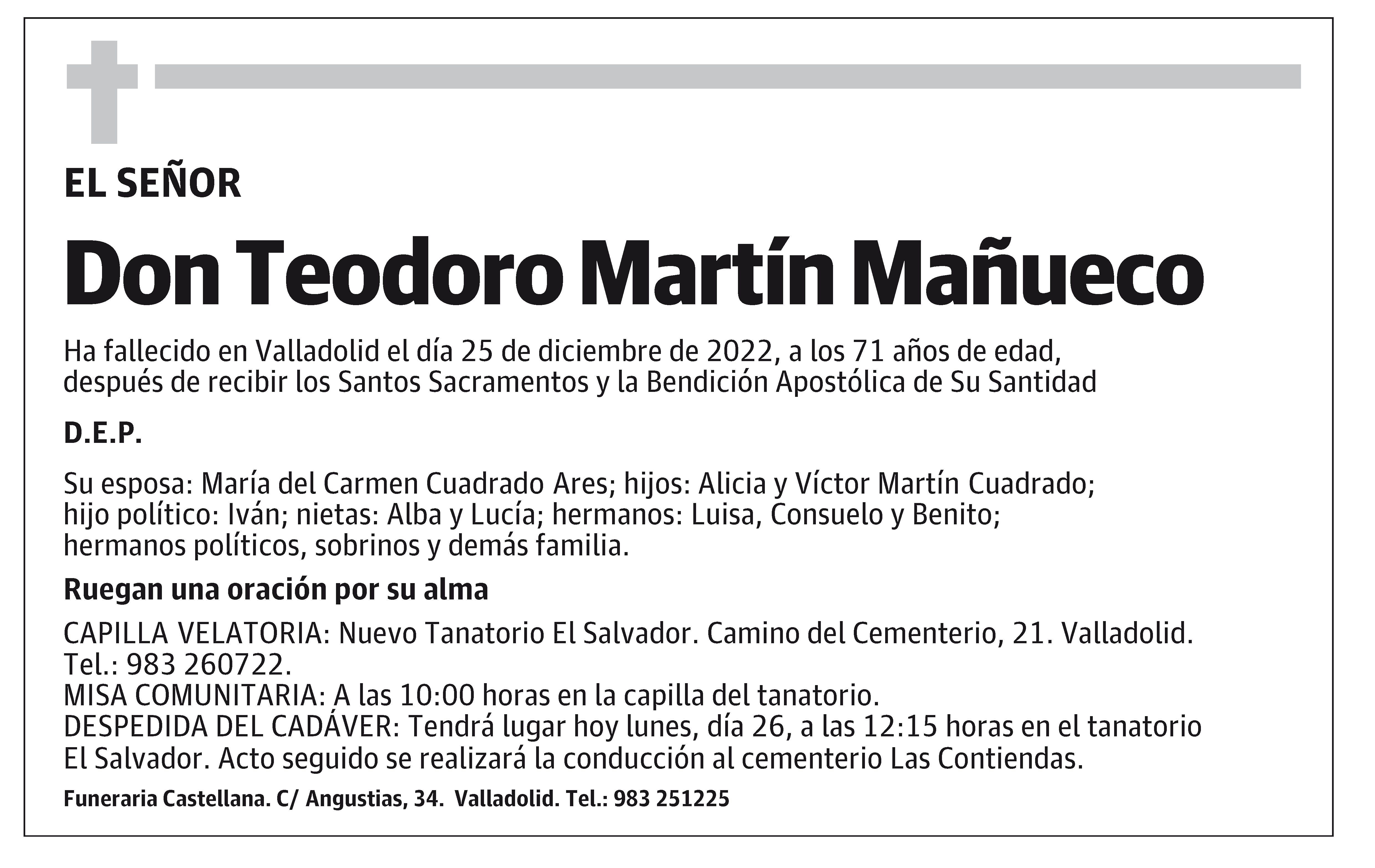 Teodoro Martín Mañueco