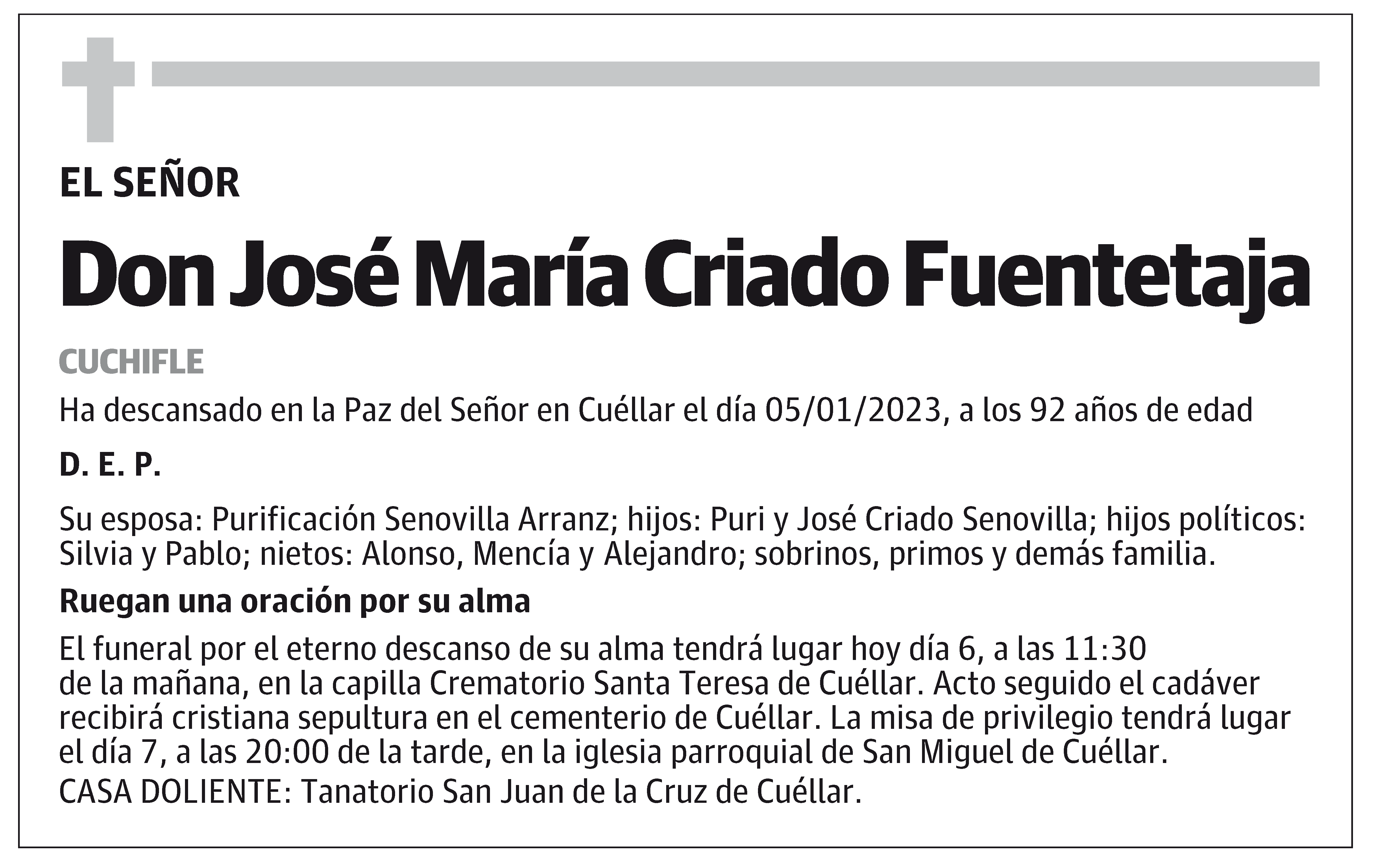 José María Criado Fuentetaja
