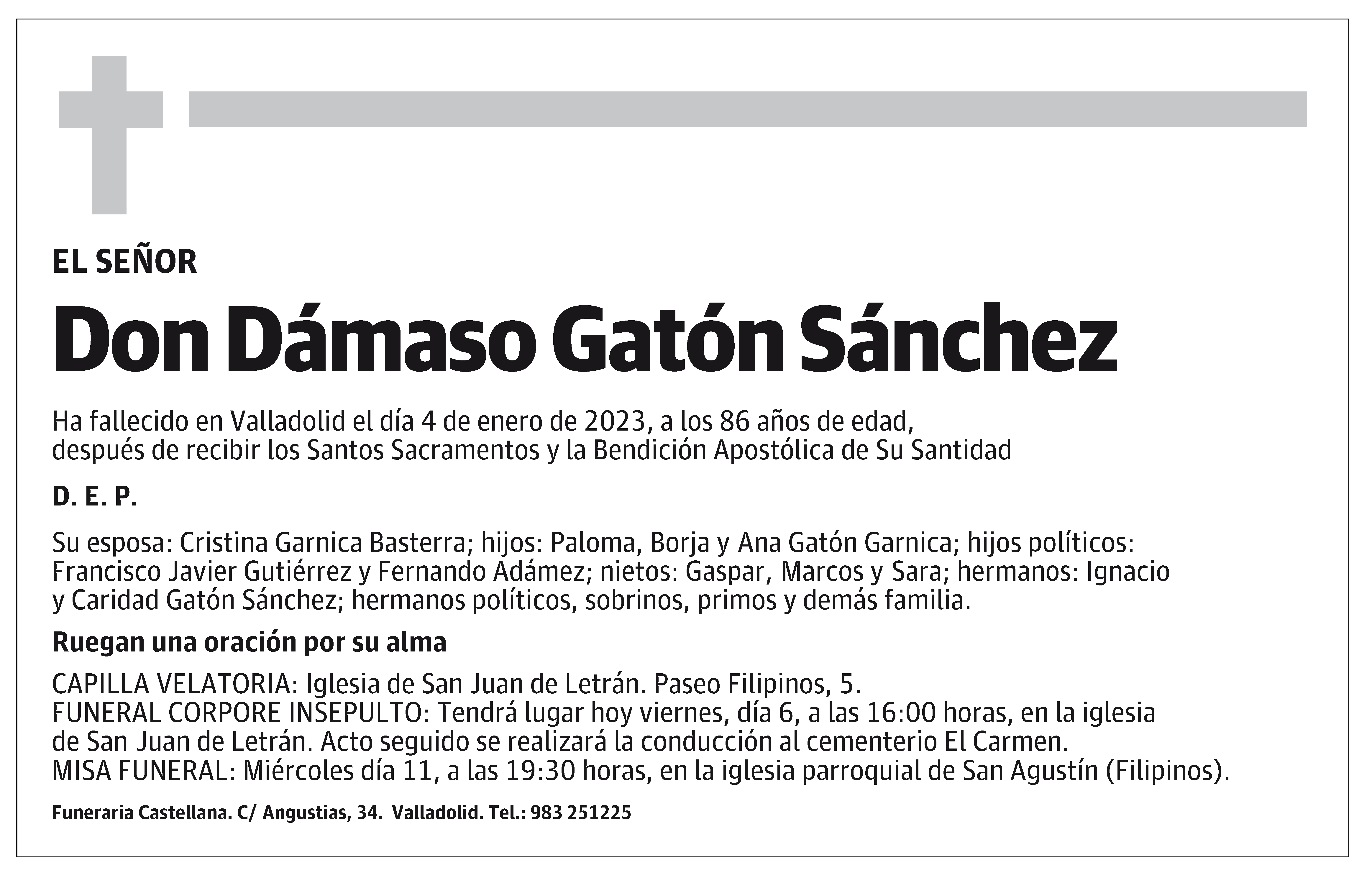 Dámaso Gatón Sánchez
