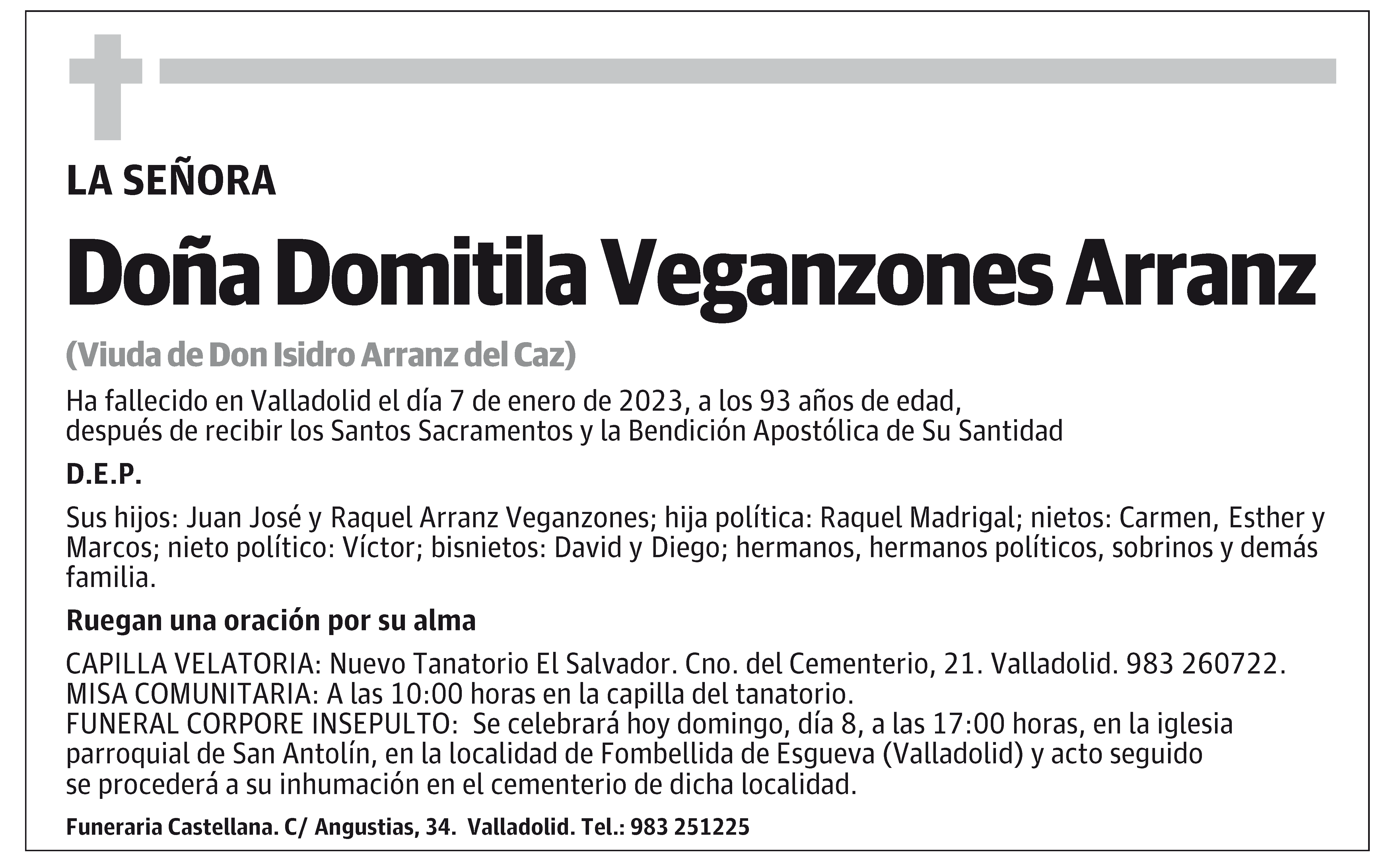 Domitila Veganzones Arranz