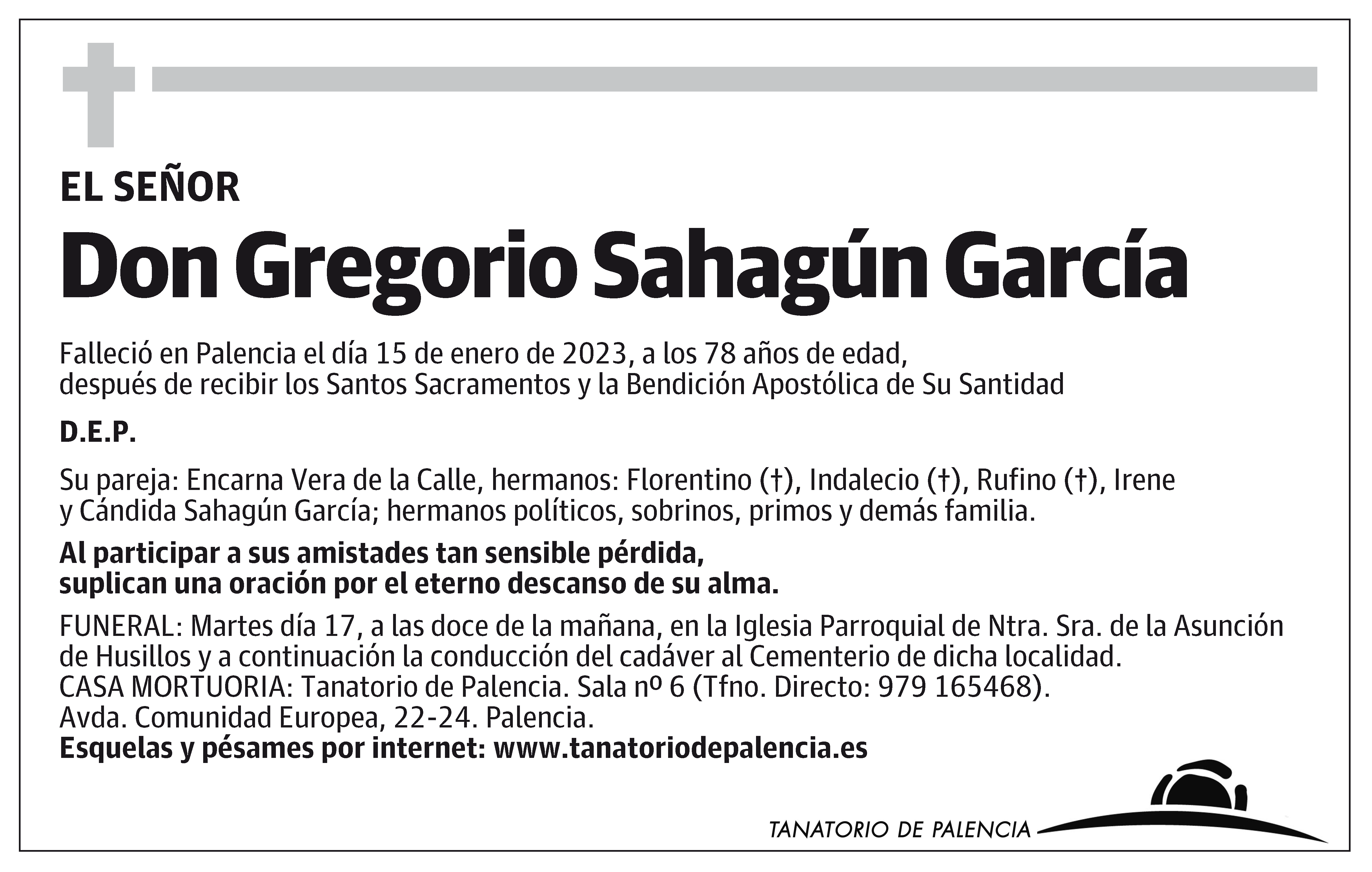 Gregorio Sahagún García