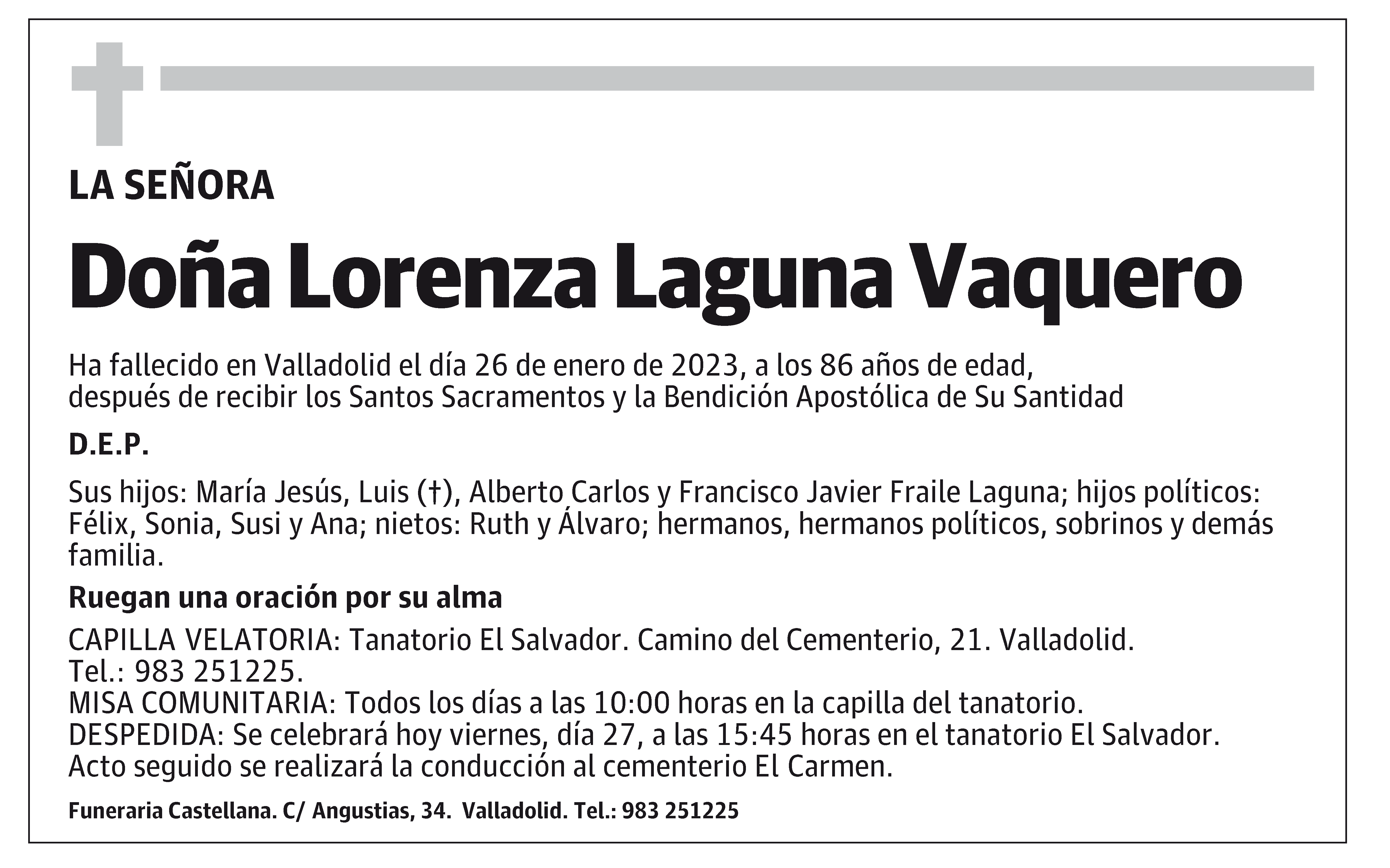 Lorenza Laguna Vaquero