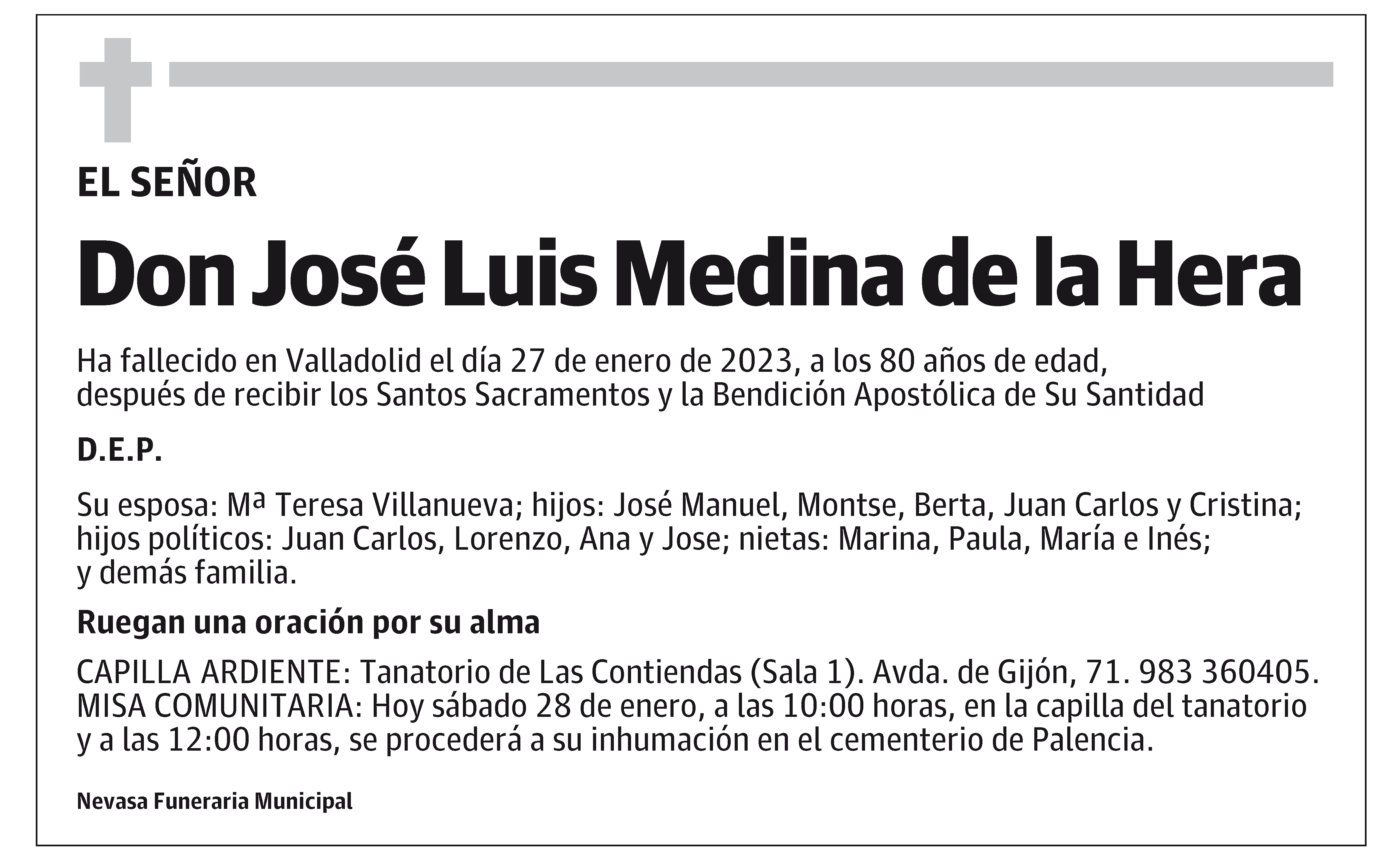 José Luis Medina de la Hera