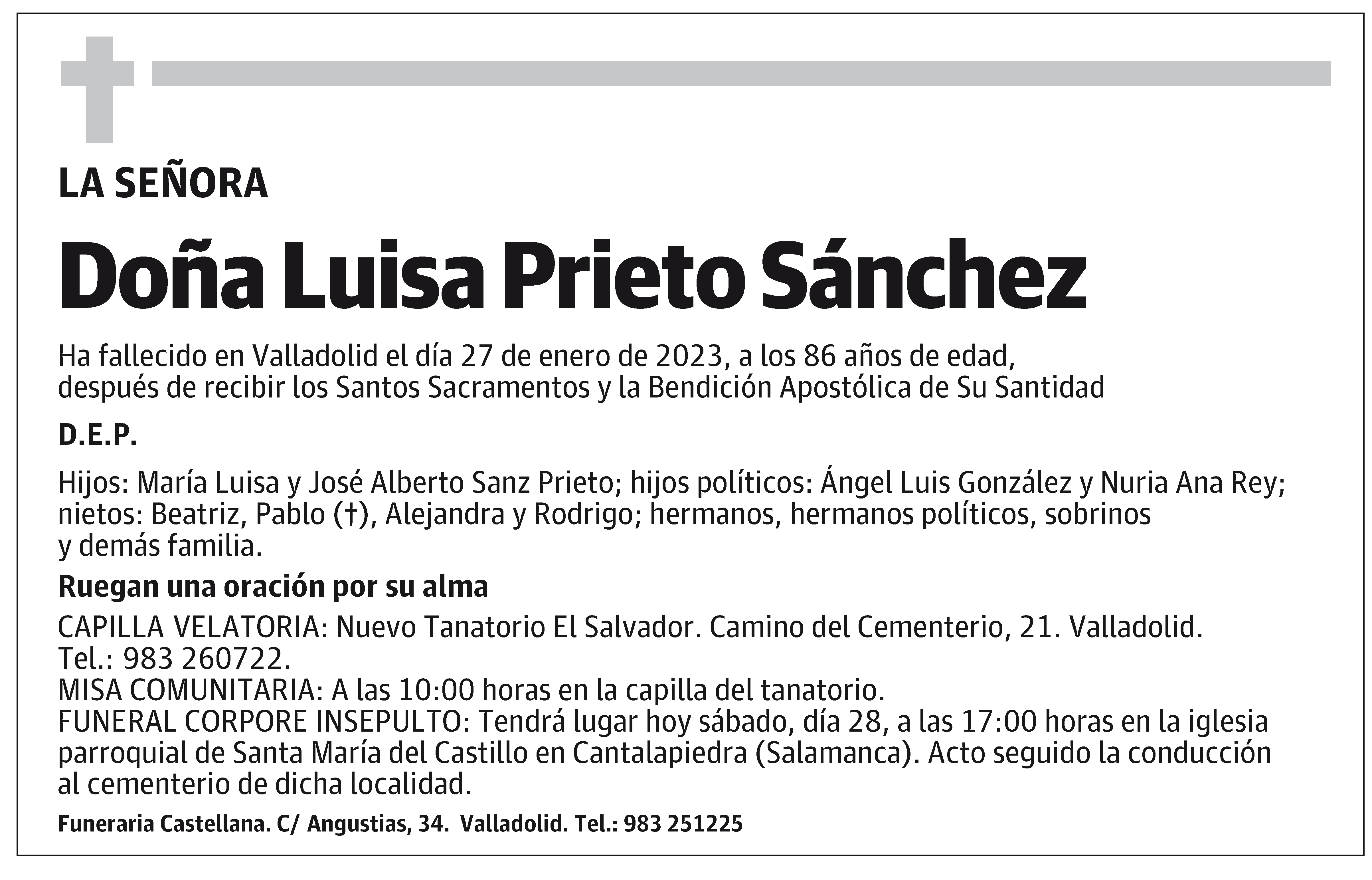 Luisa Prieto Sánchez