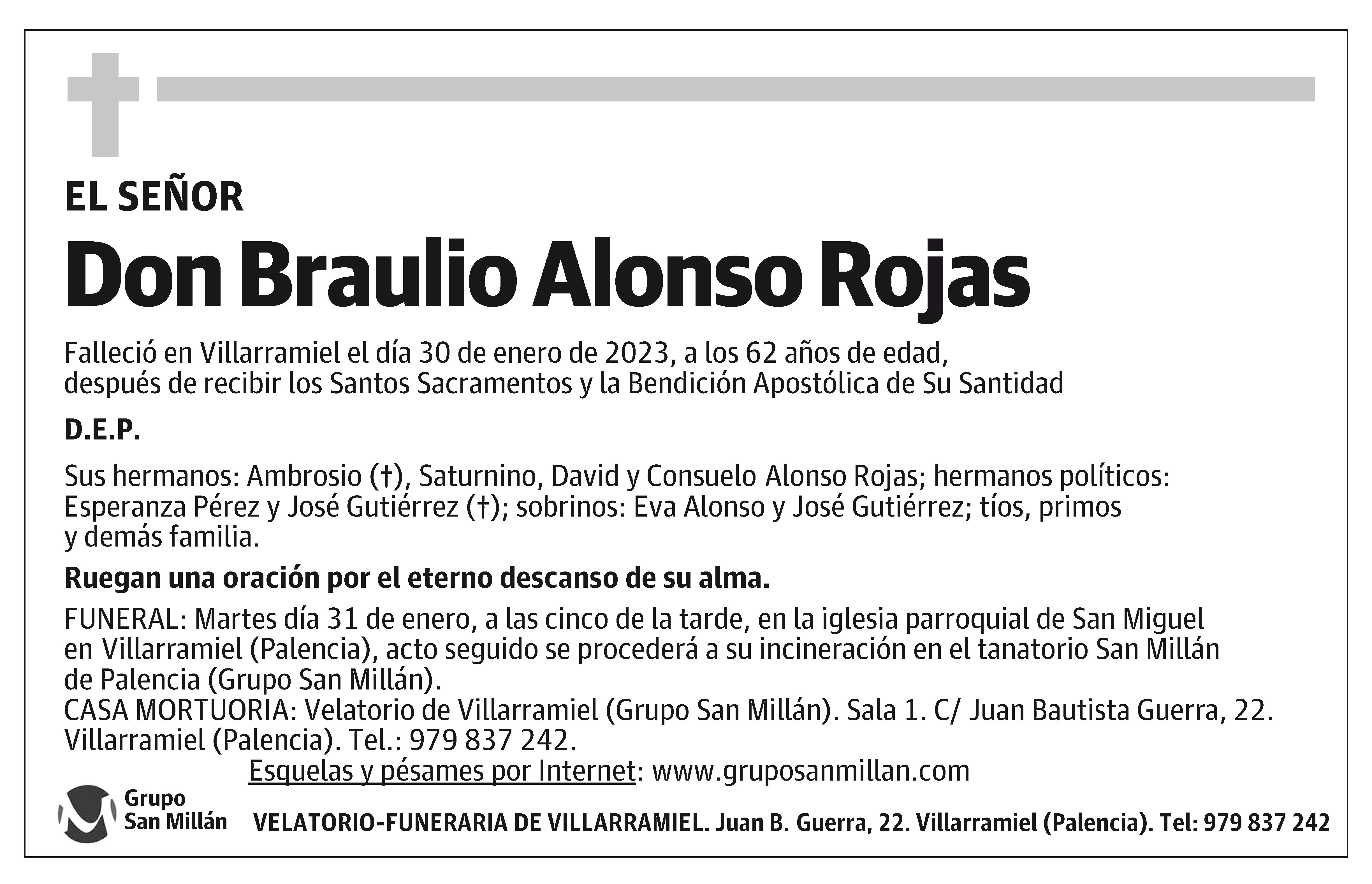 Braulio Alonso Rojas