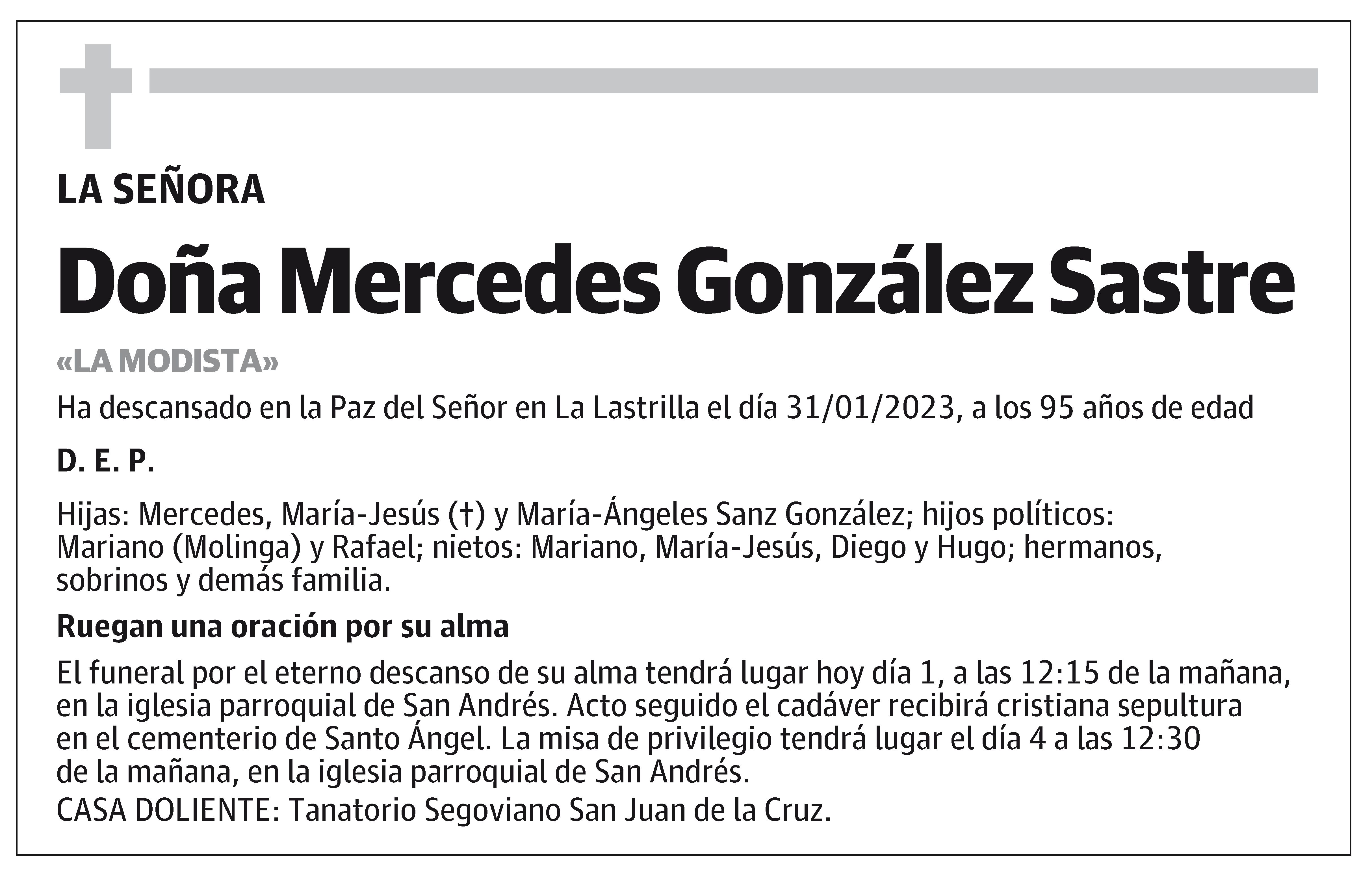 Mercedes González Sastre