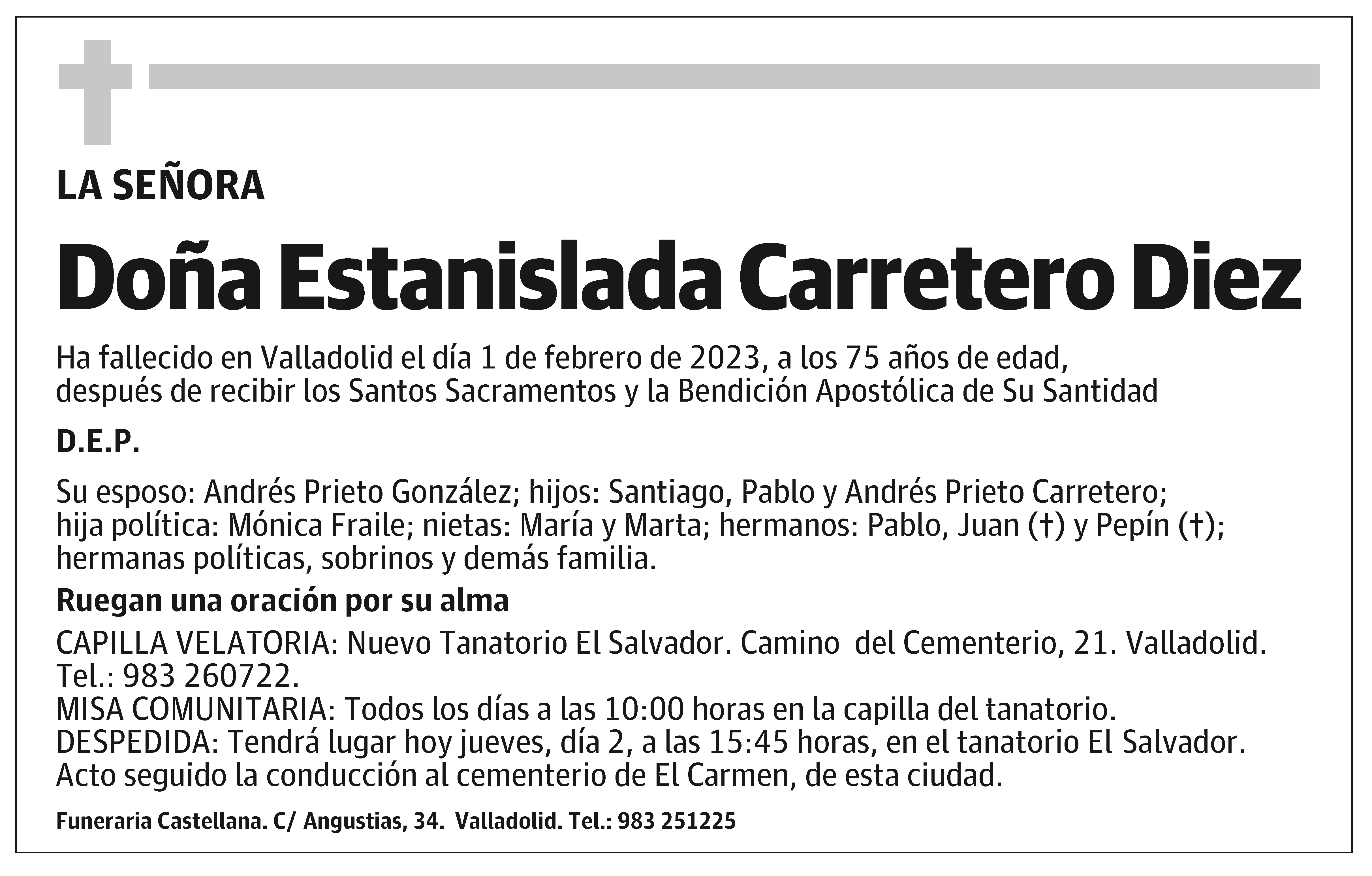 Estanislada Carretero Diez