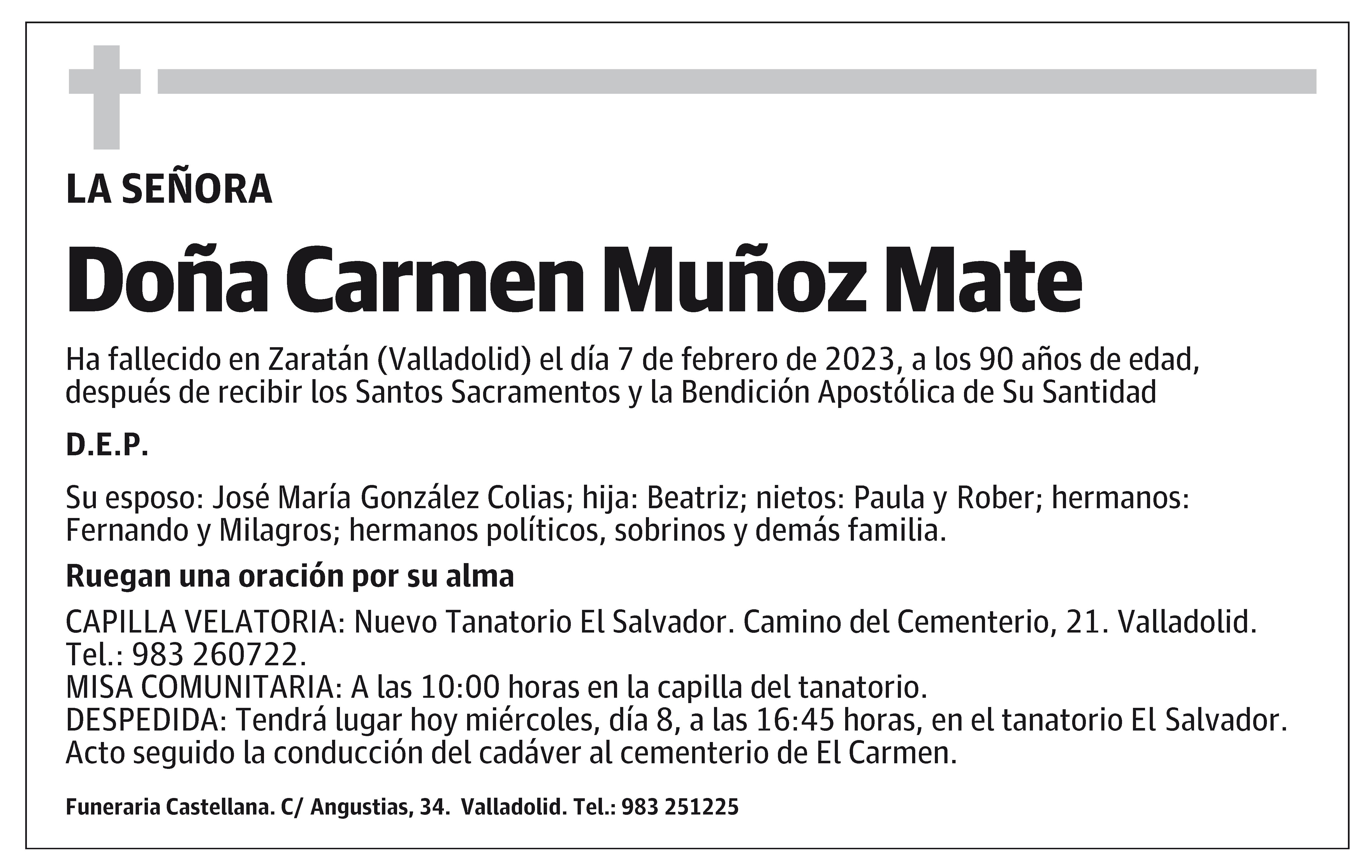 Carmen Muñoz Mate