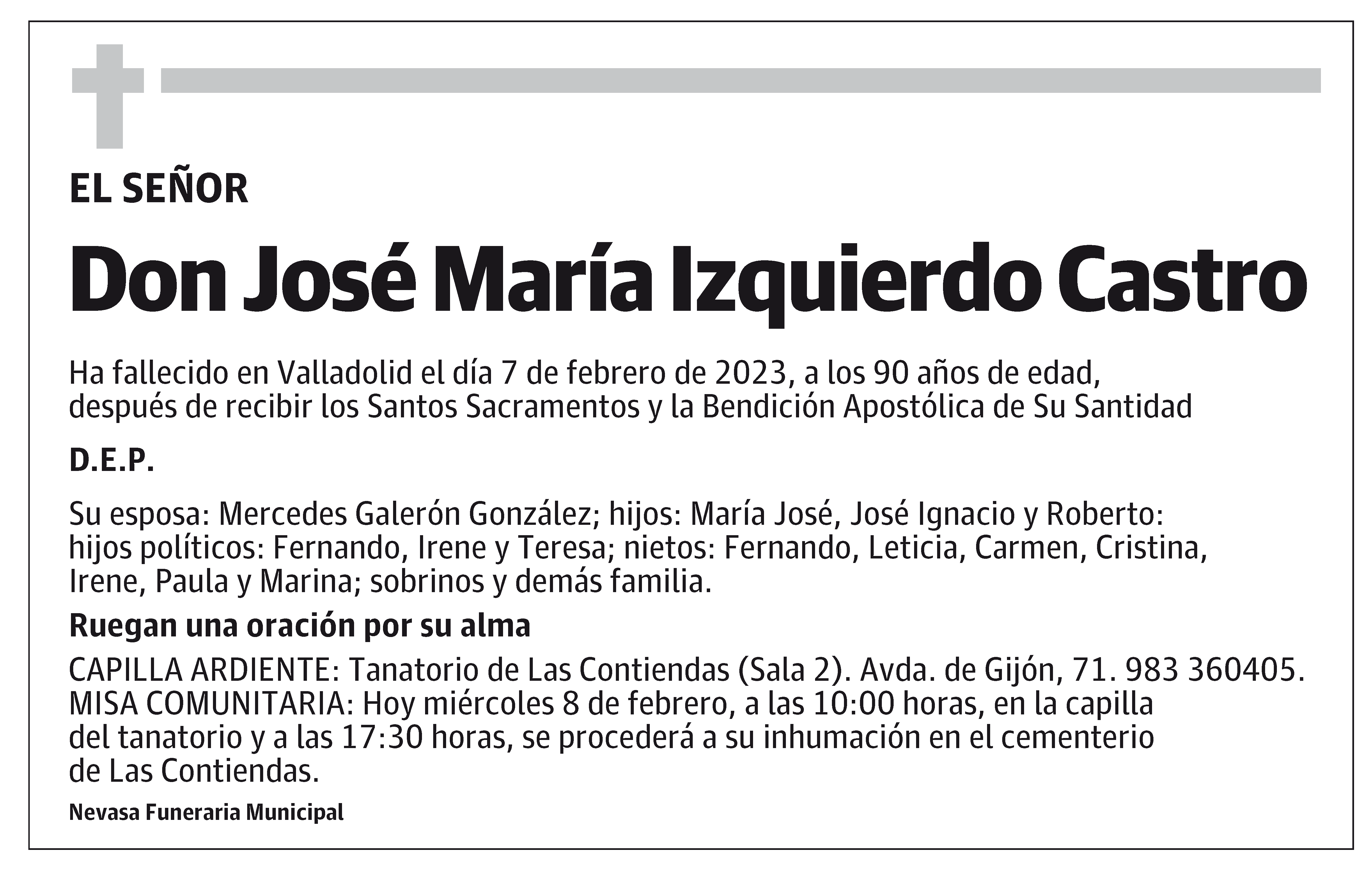 José María Izquierdo Castro