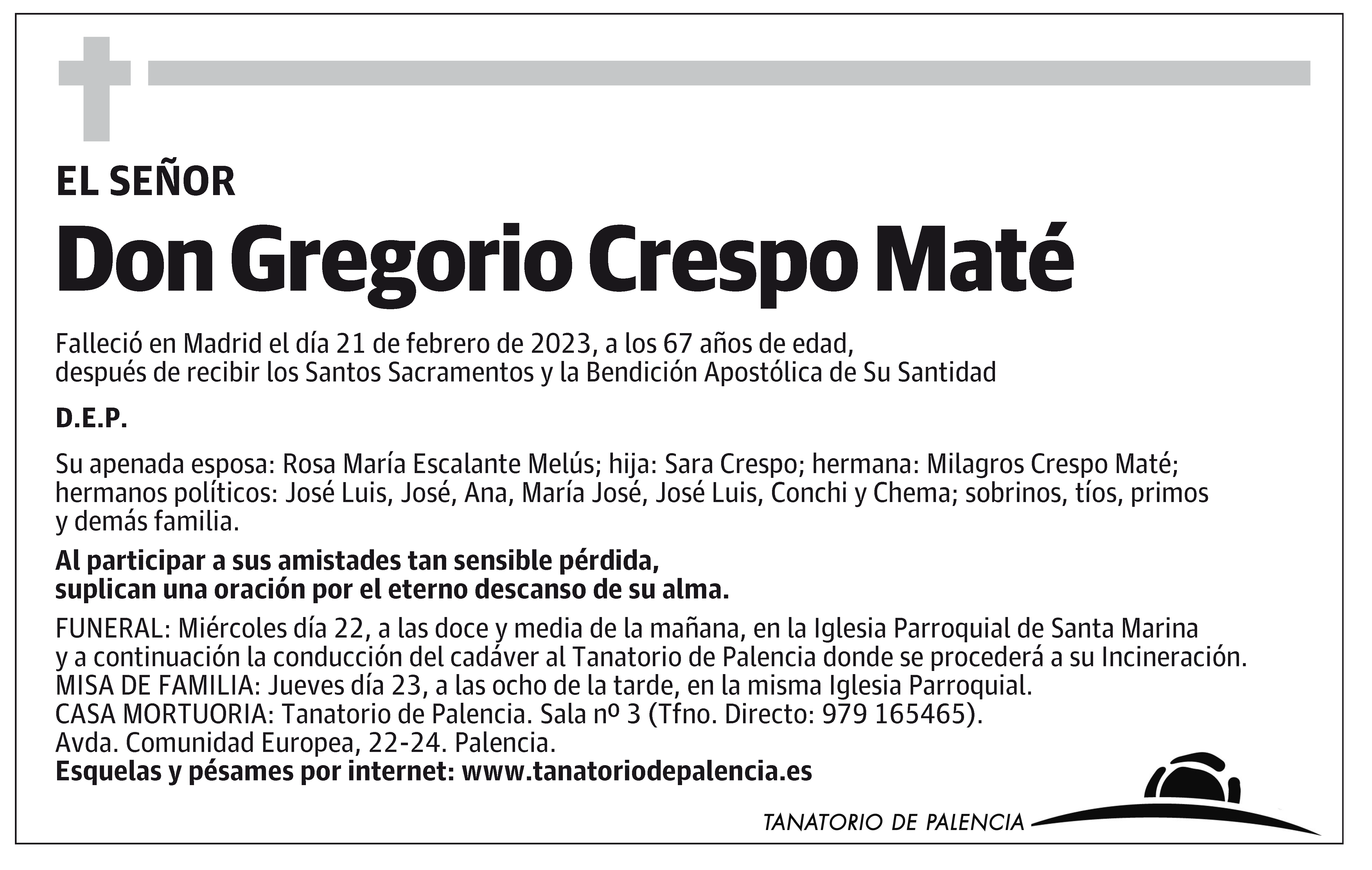 Gregorio Crespo Maté