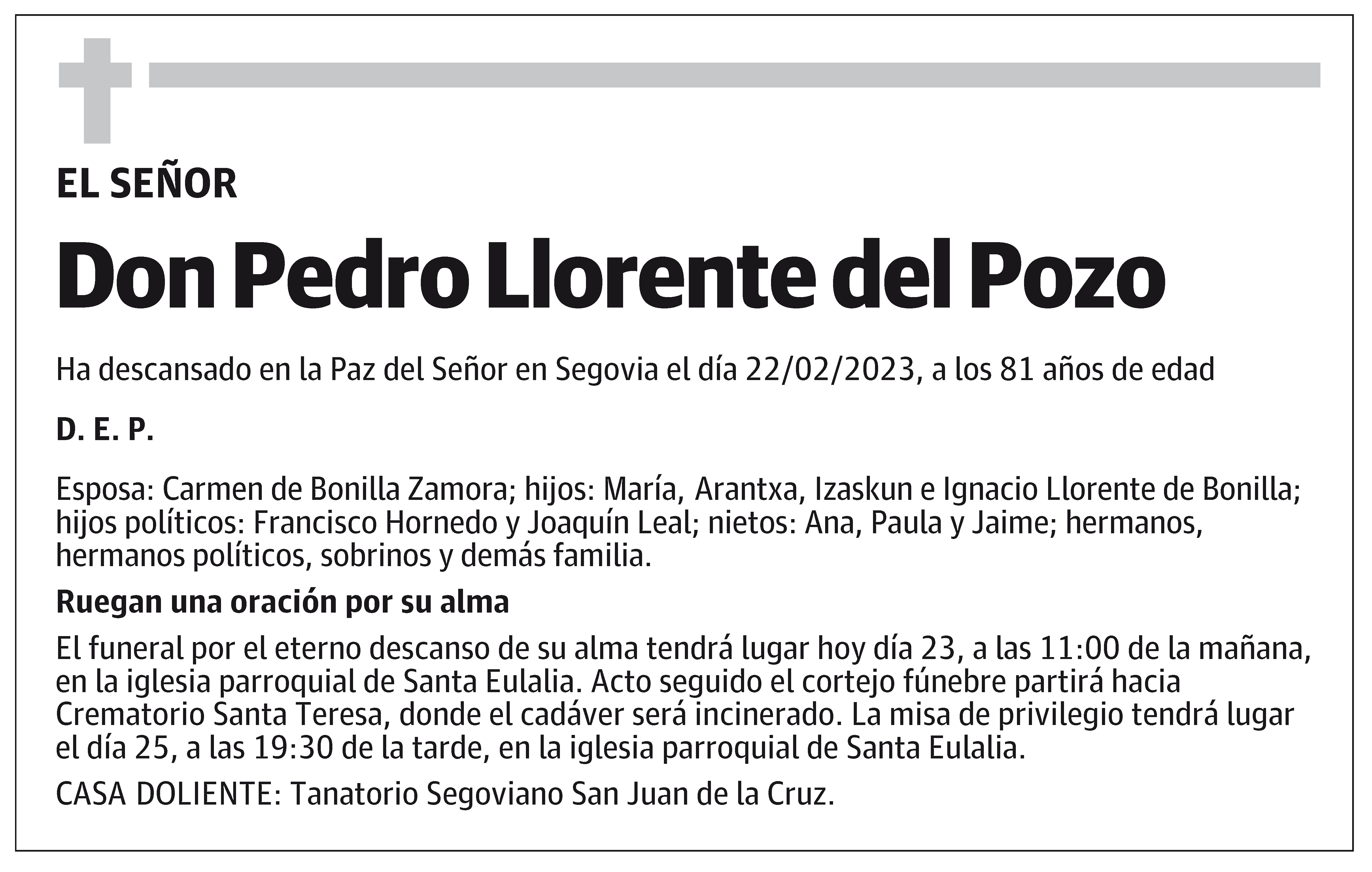Pedro Llorente del Pozo