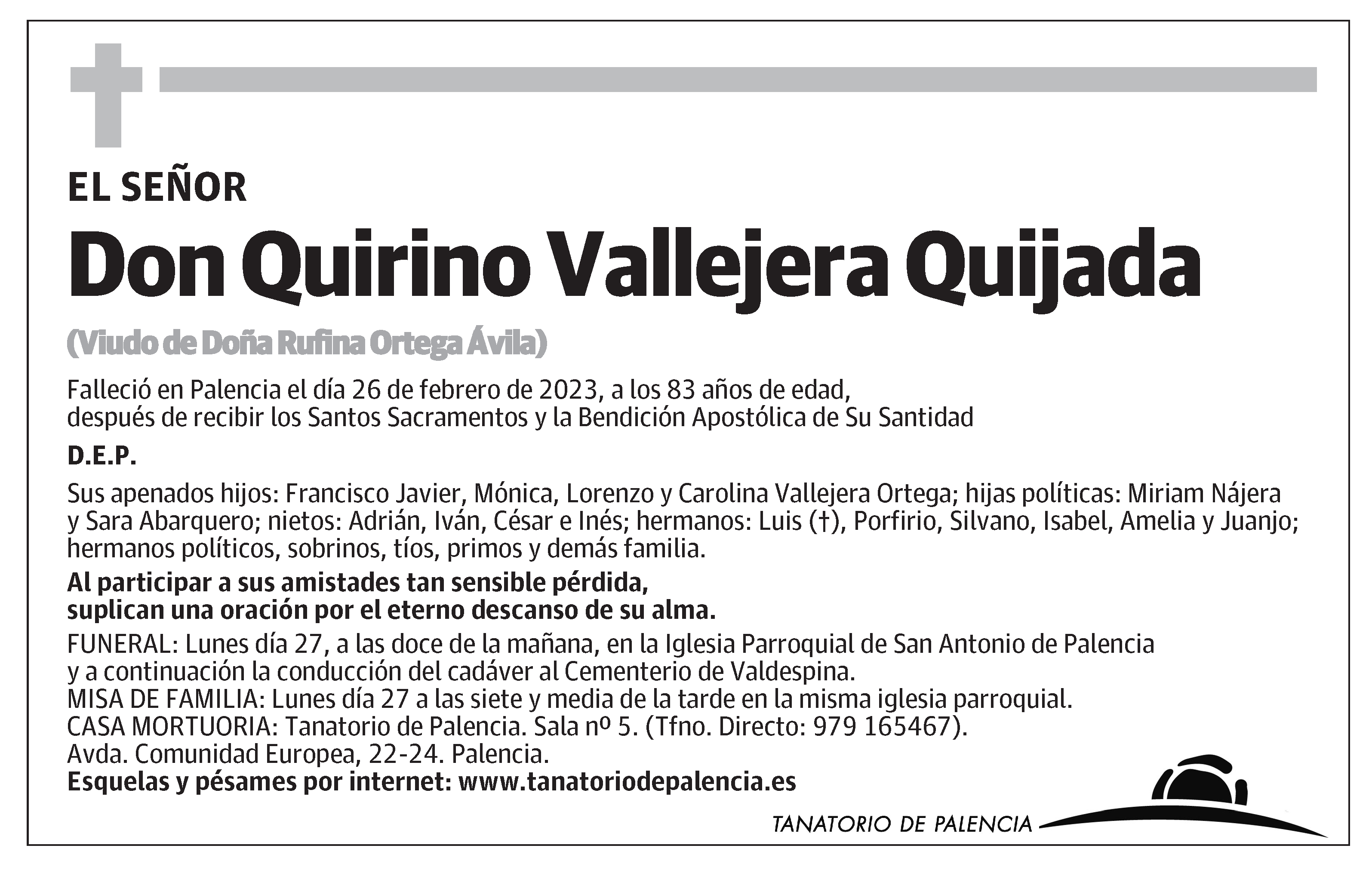 Quirino Vallejera Quijada