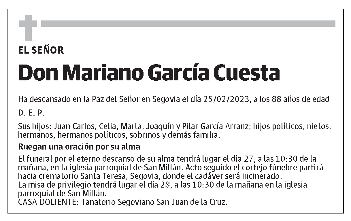 Mariano García Cuesta