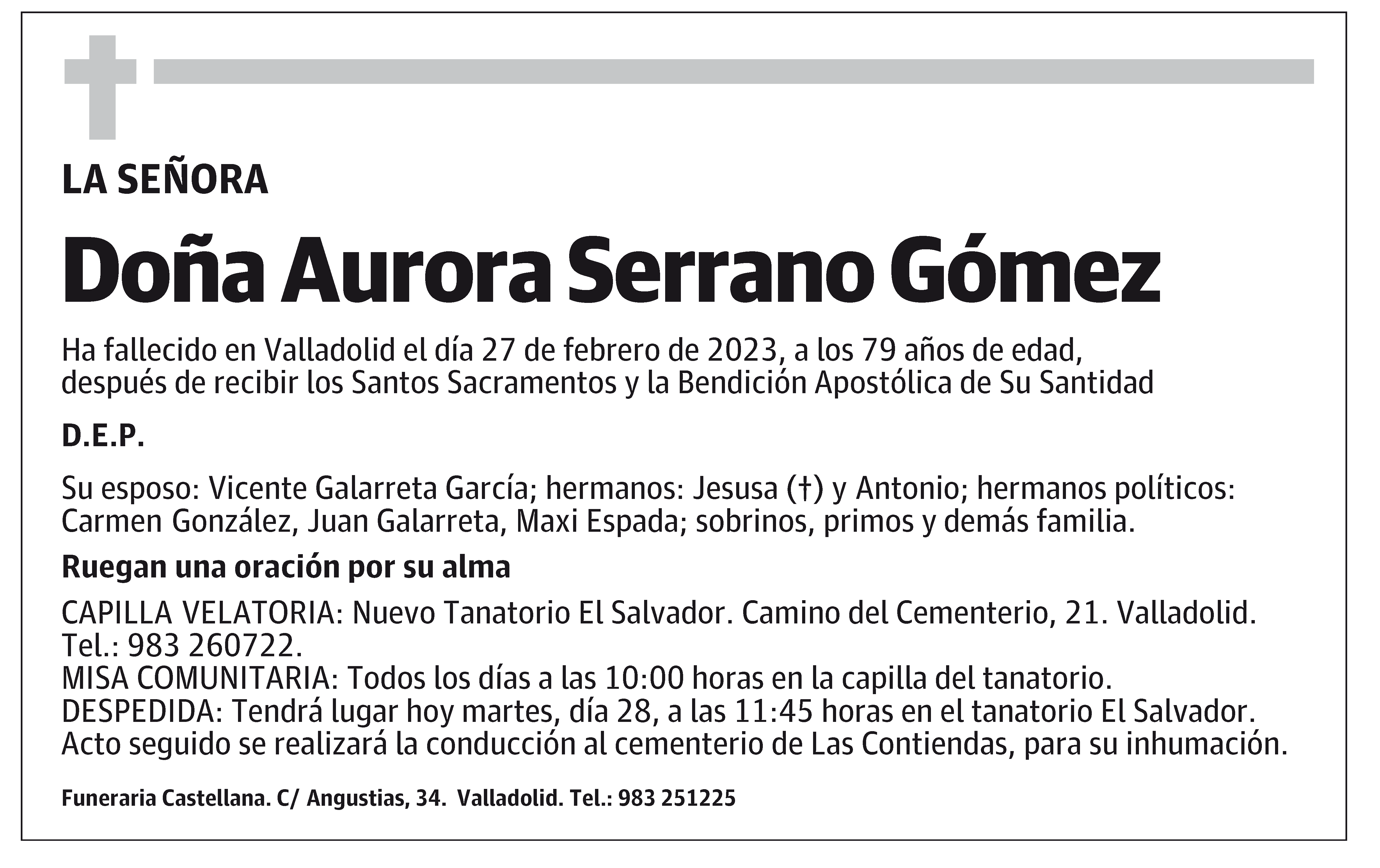 Aurora Serrano Gómez