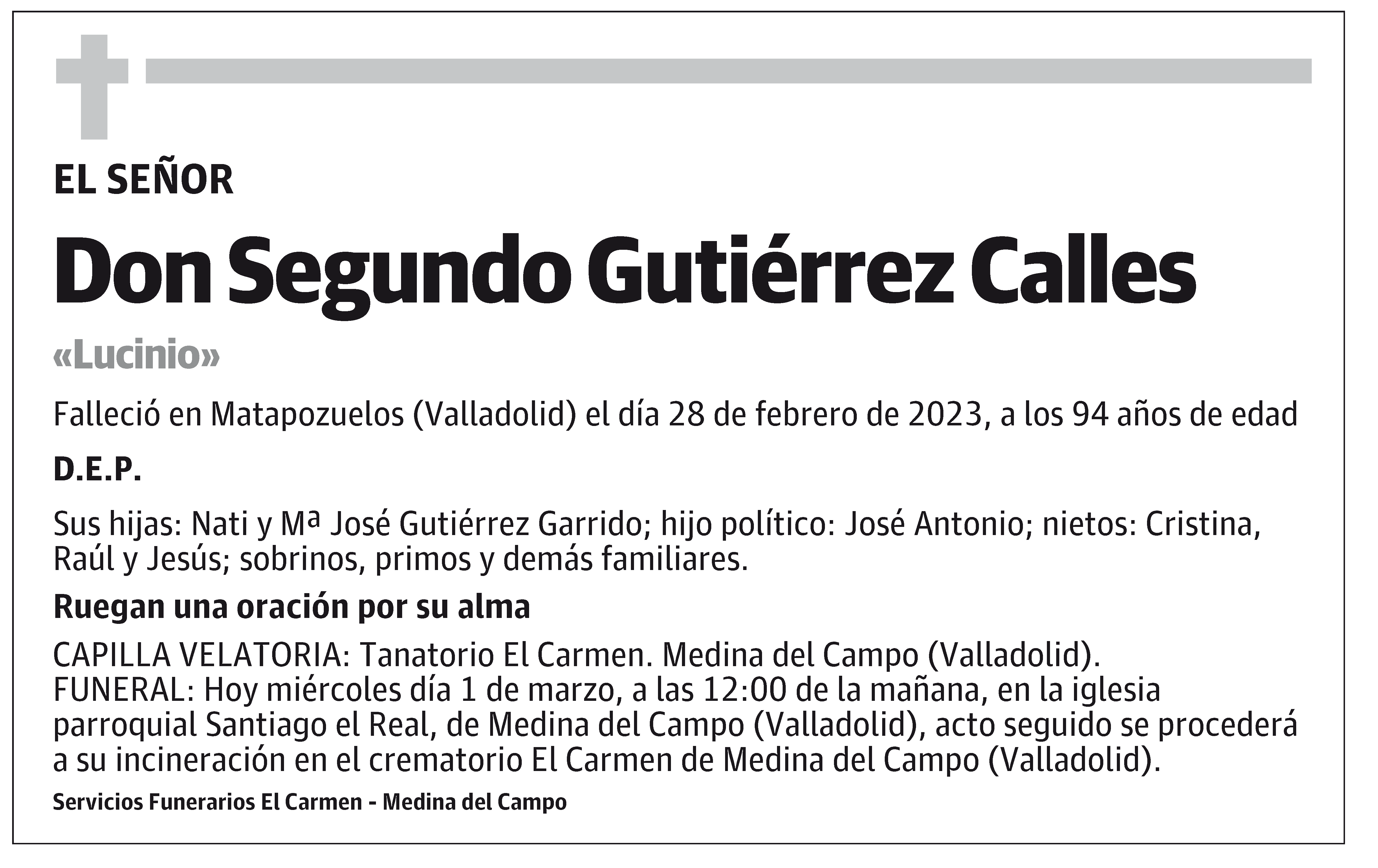 Segundo Gutiérrez Calles