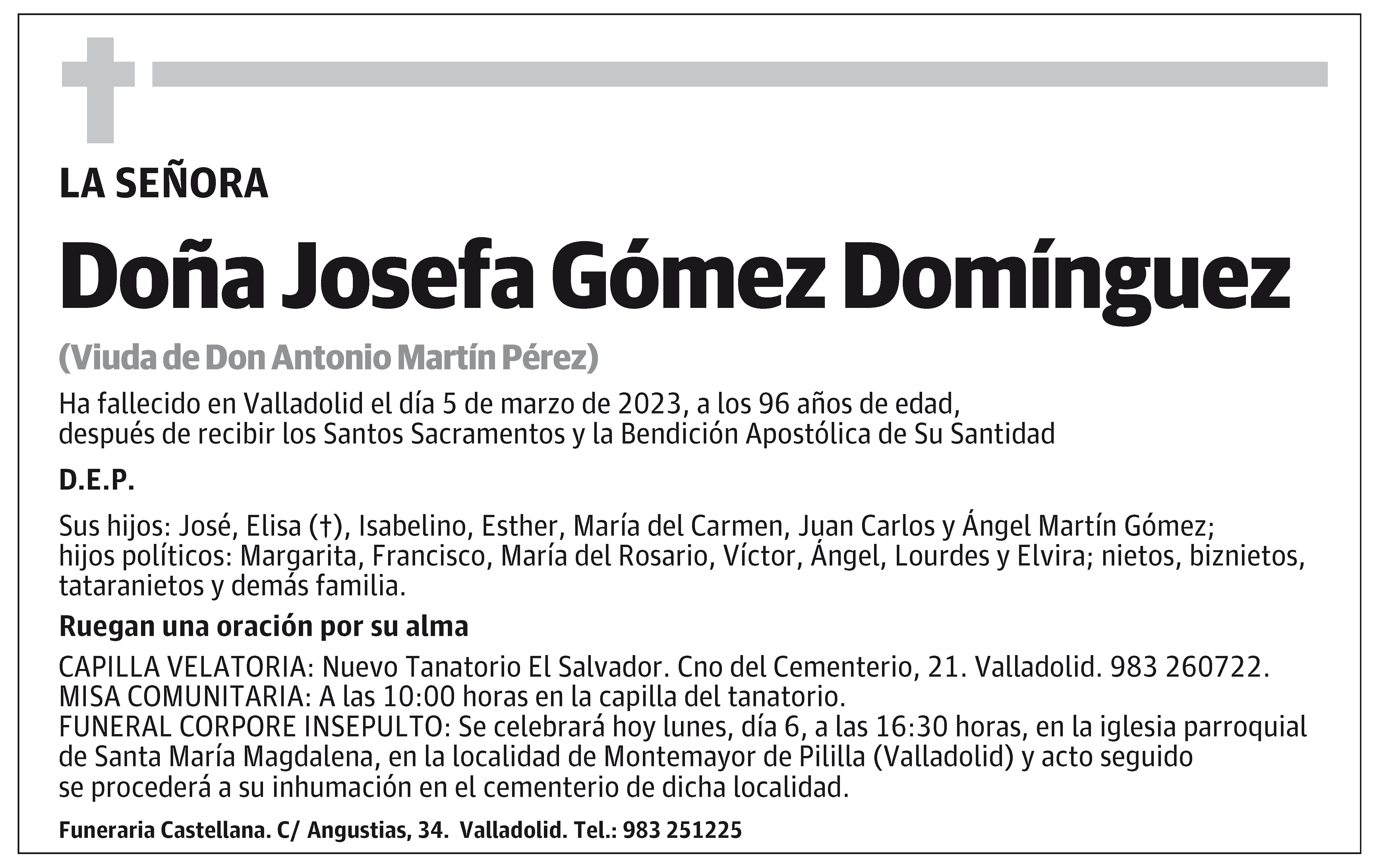 Josefa Gómez Domínguez