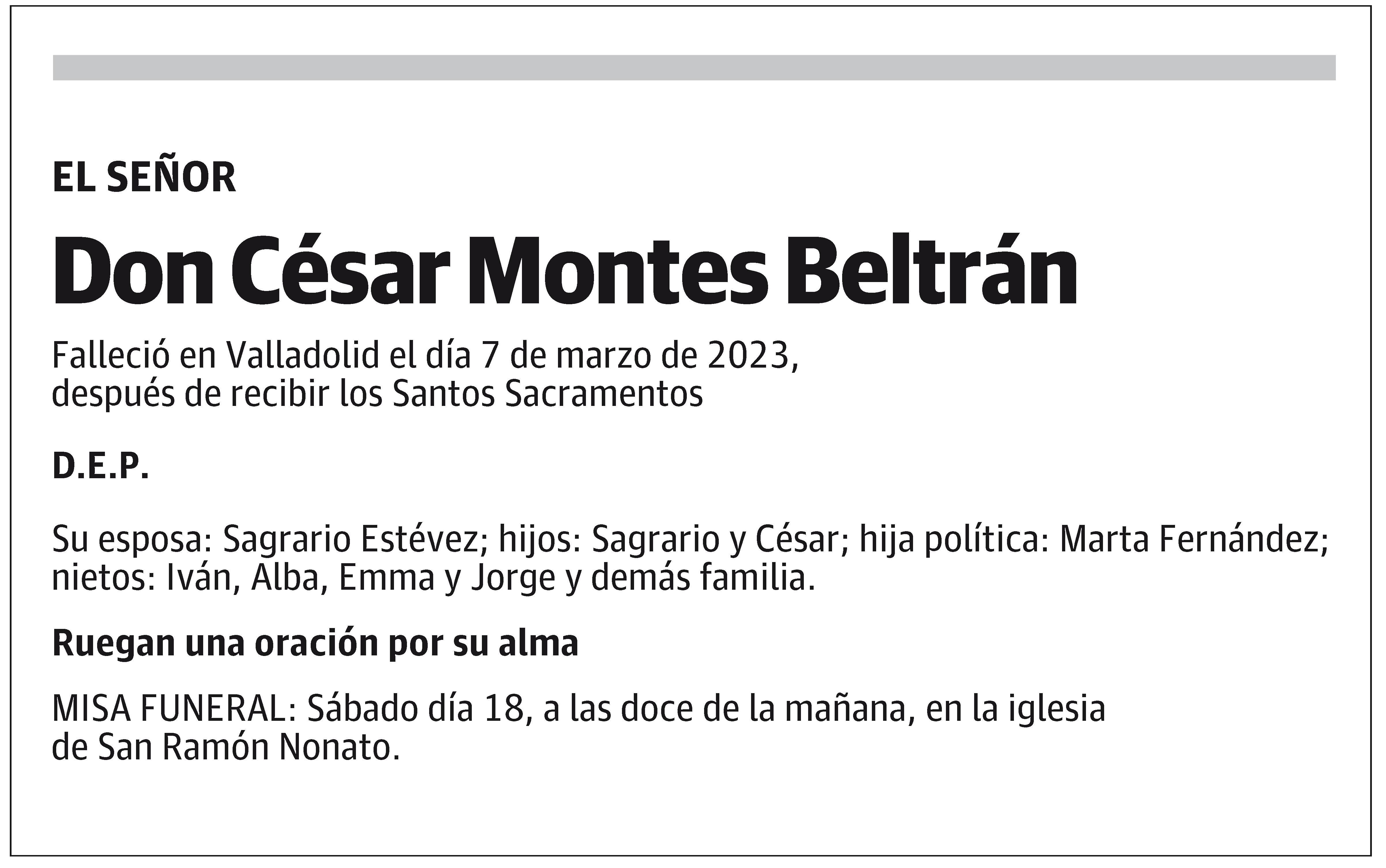 César Montes Beltrán