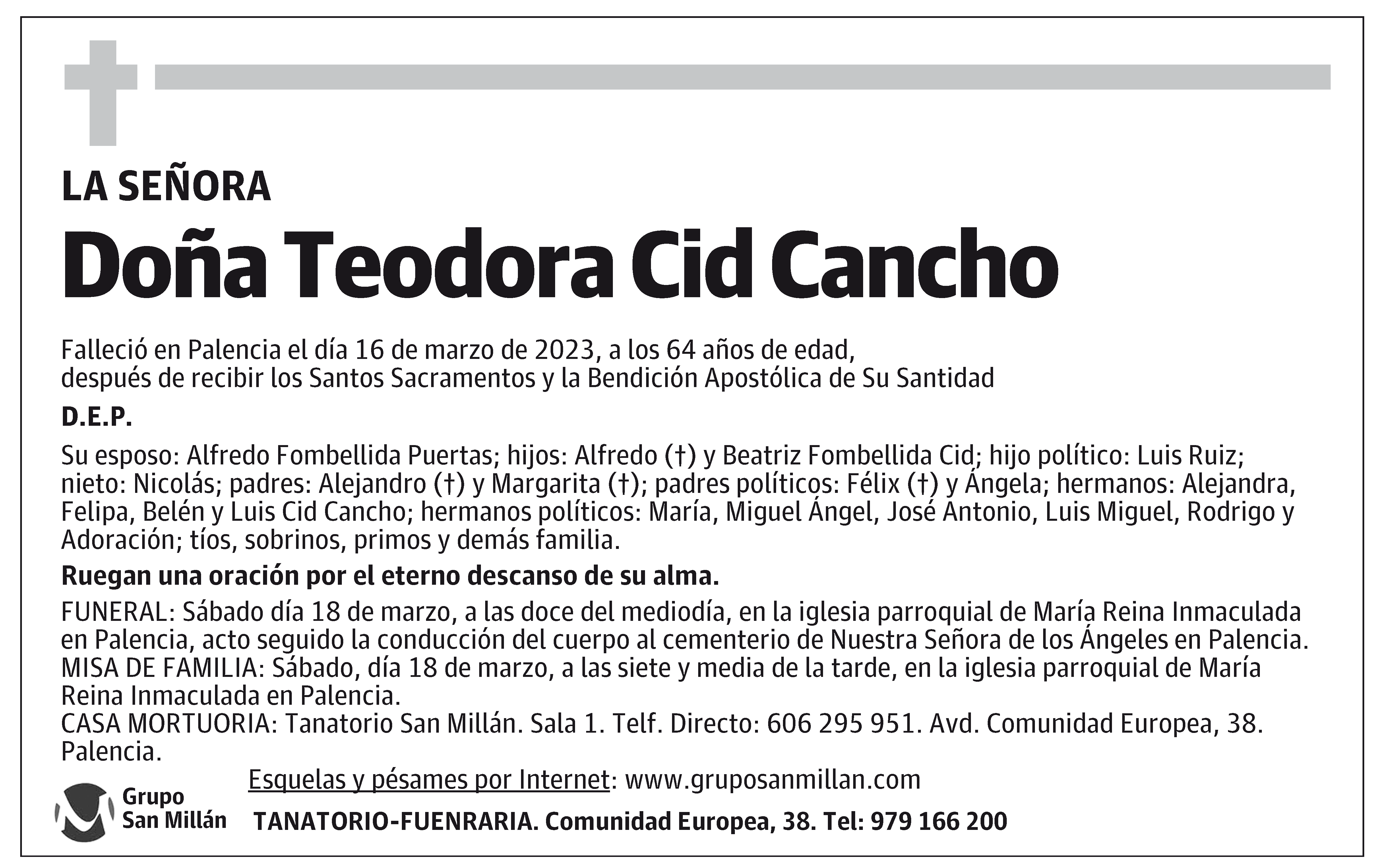 Teodora Cid Cancho